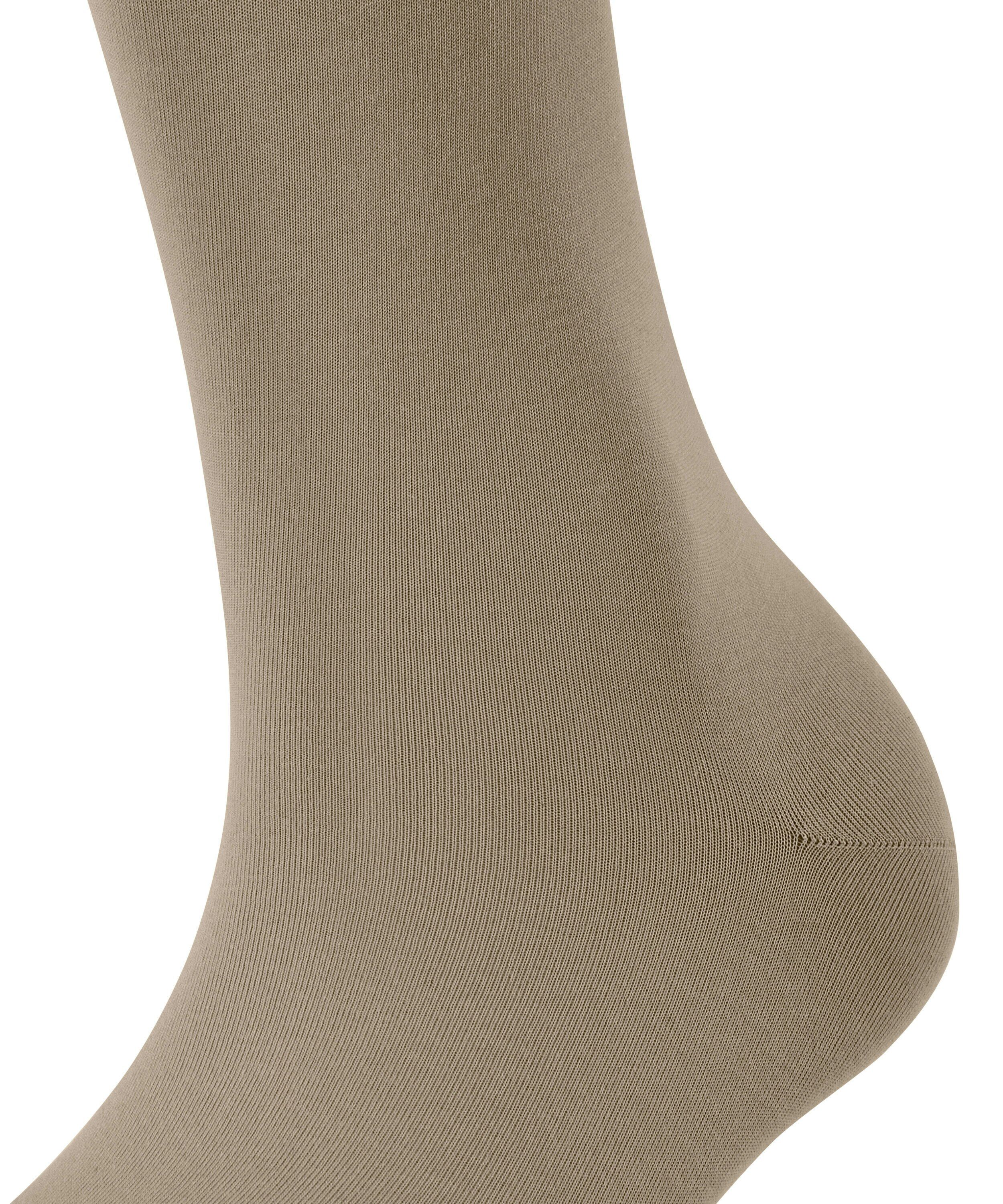 FALKE Cotton Touch dames kniekousen, beige (nude)