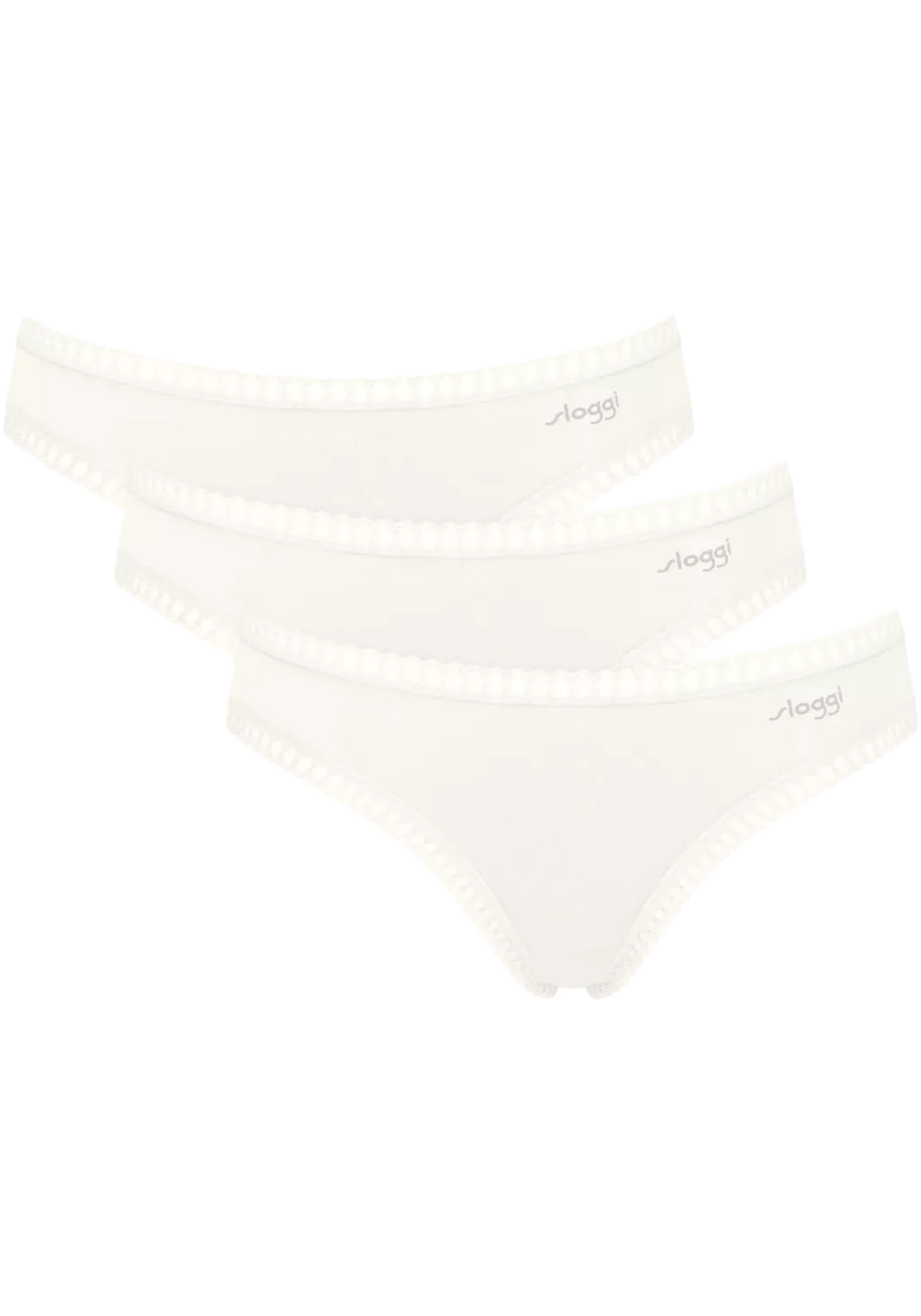 Sloggi Women GO Crush Mini (3-pack), dames slip, wit