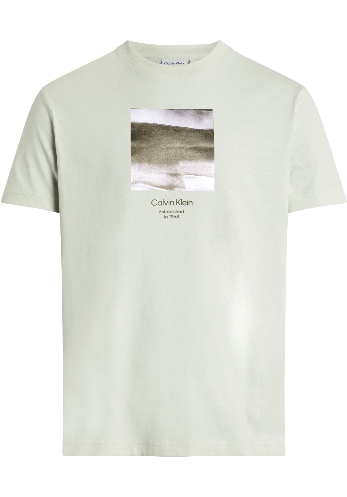 1-8720109251760-calvin_klein-tshirts-V24_HR Calvin Klein Diffused Graphic T-shirt, heren T-shirt korte mouw O-hals, blauw dessin