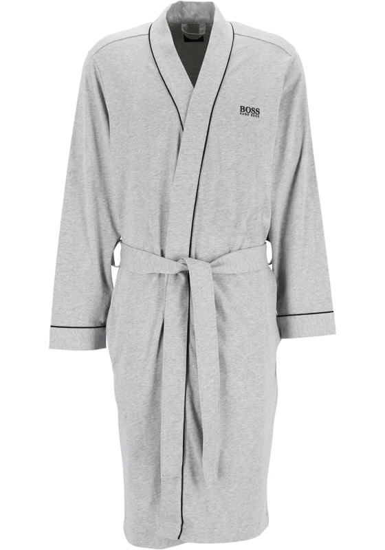 HUGO BOSS heren ochtendjas (dun), kimono, grijs HUGO BOSS heren ochtendjas (dun), kimono, grijs