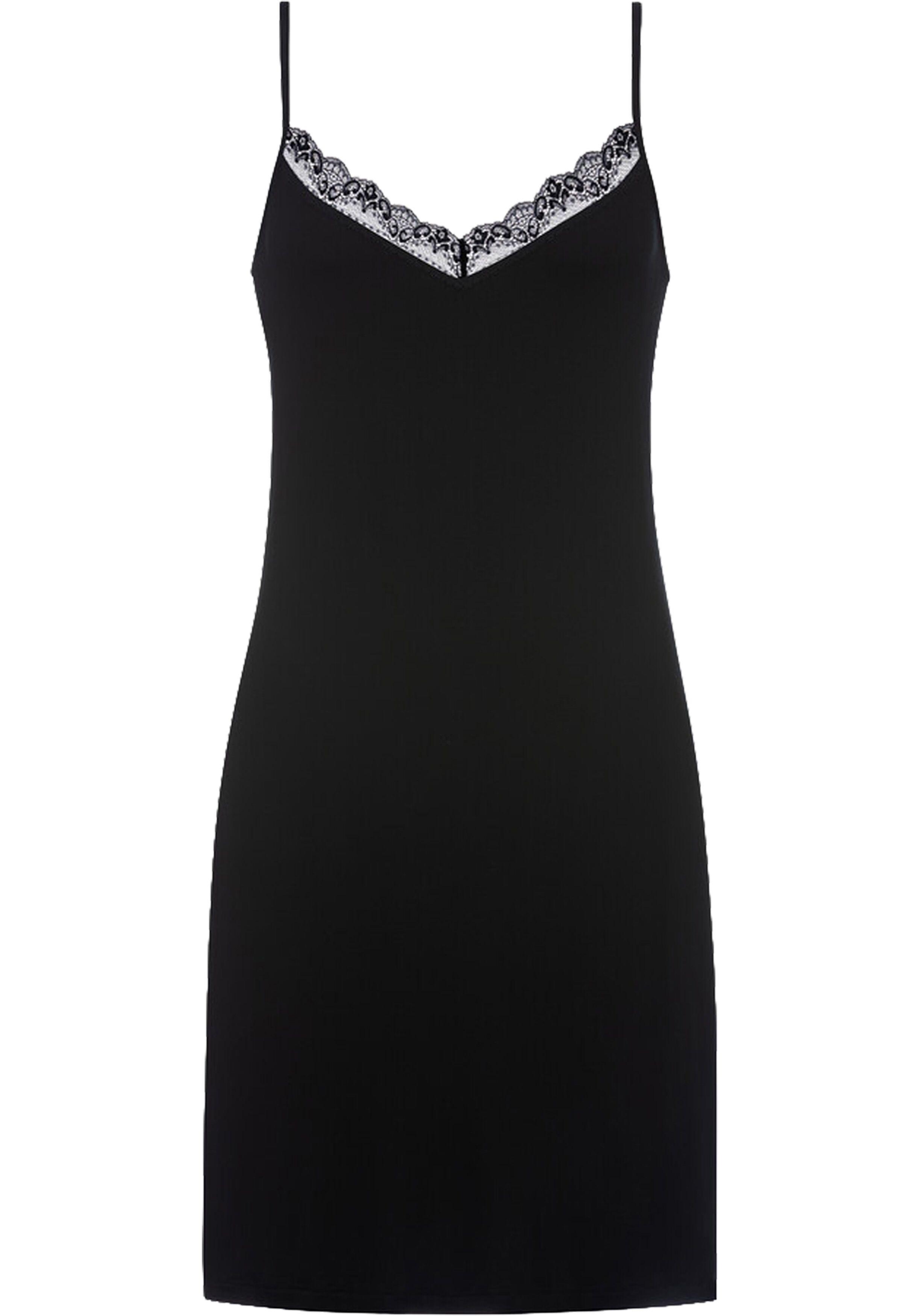 Mey dames slip dress Luise, onderjurk, zwart