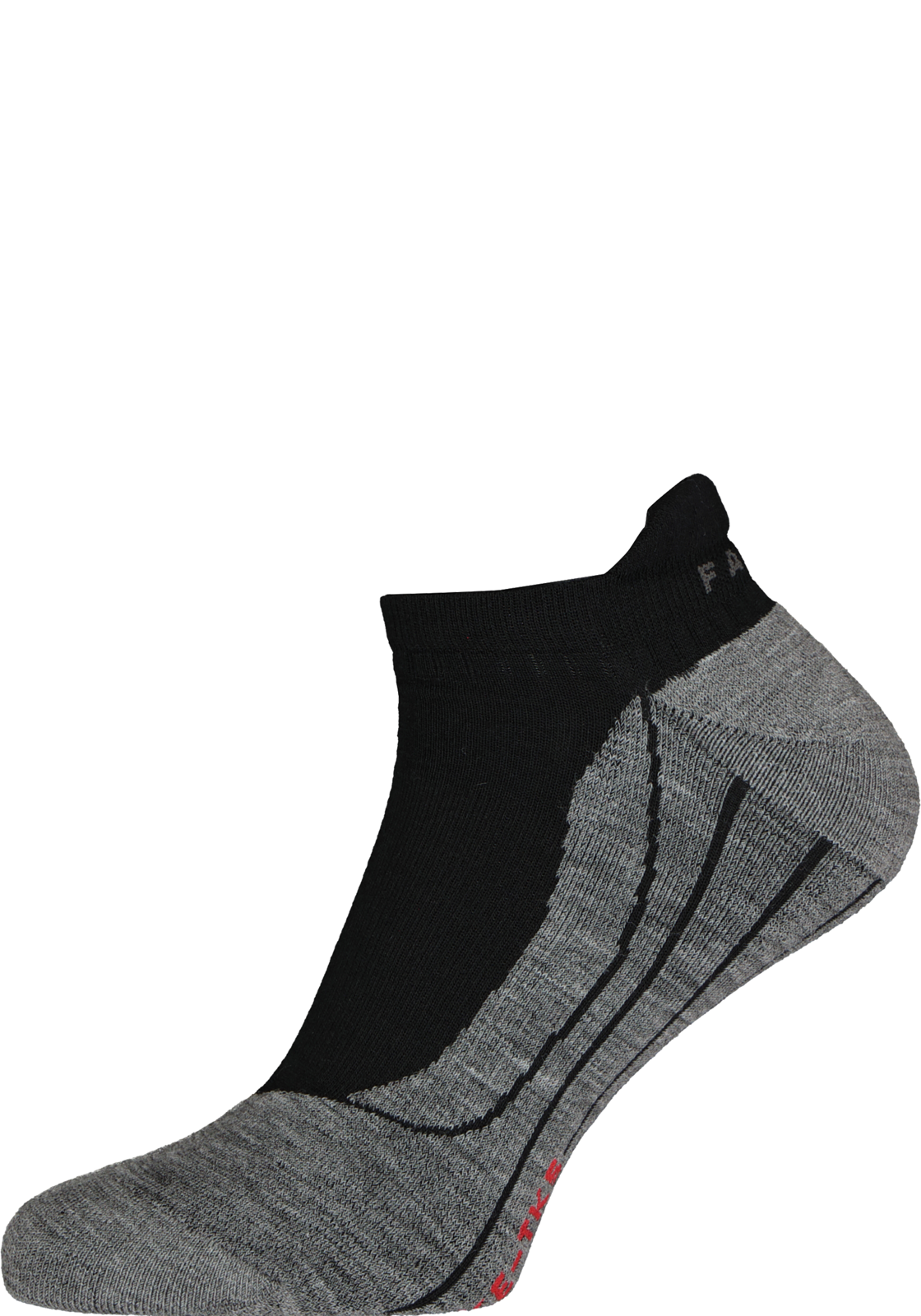 1-4043876987149_falke_sokken_1p_HR FALKE TK5 invisible heren  wandelsokken, zwart (black-mix)