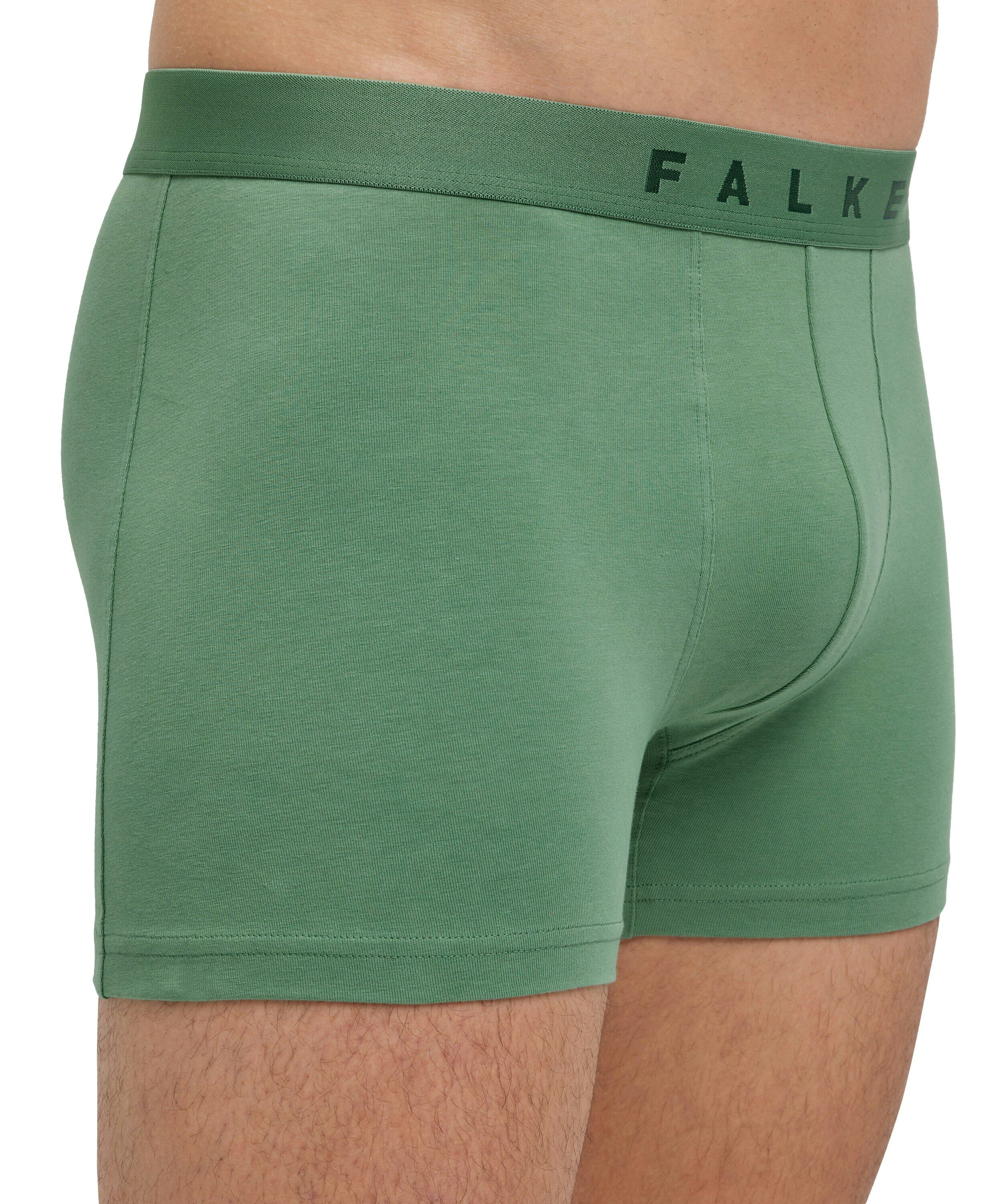 FALKE 2-pack heren boxer Daily Comfort, boxers normale lengte, groen en zwart