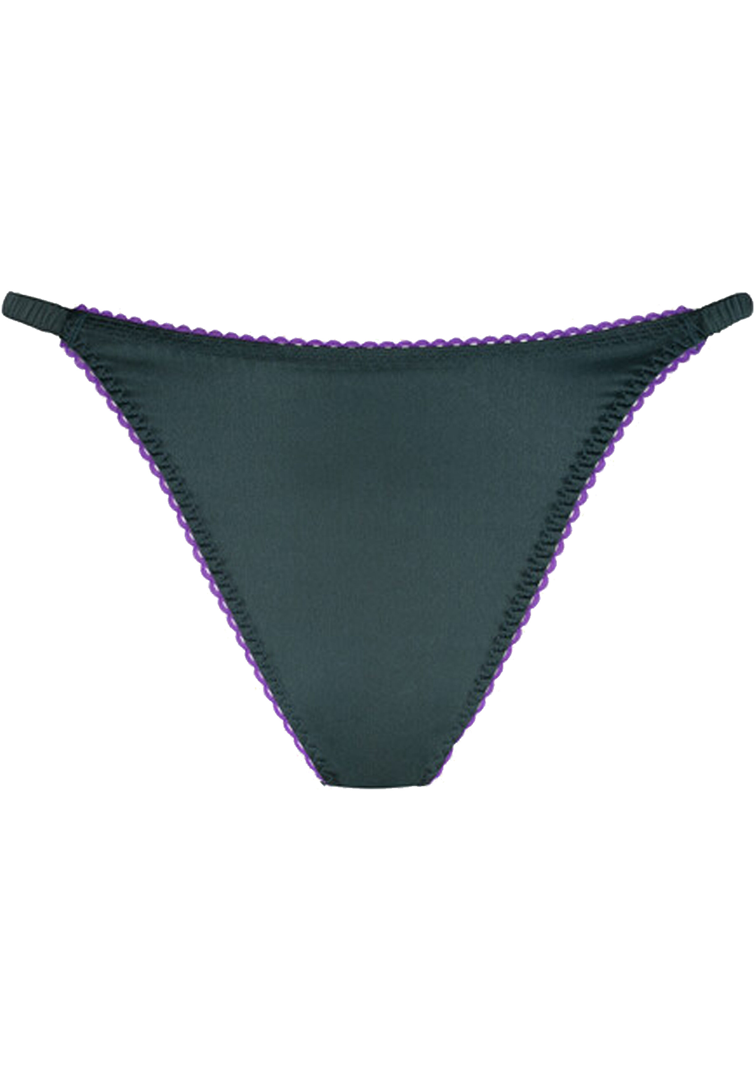 Mey dames tanga Poetry Glossy, slip, donkergroen