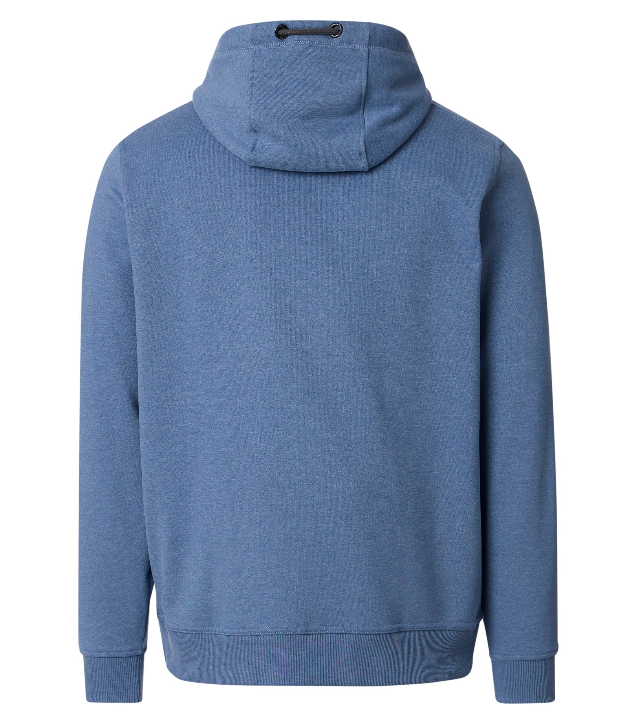 CASA MODA comfort fit sweatvest, blauw, grijs