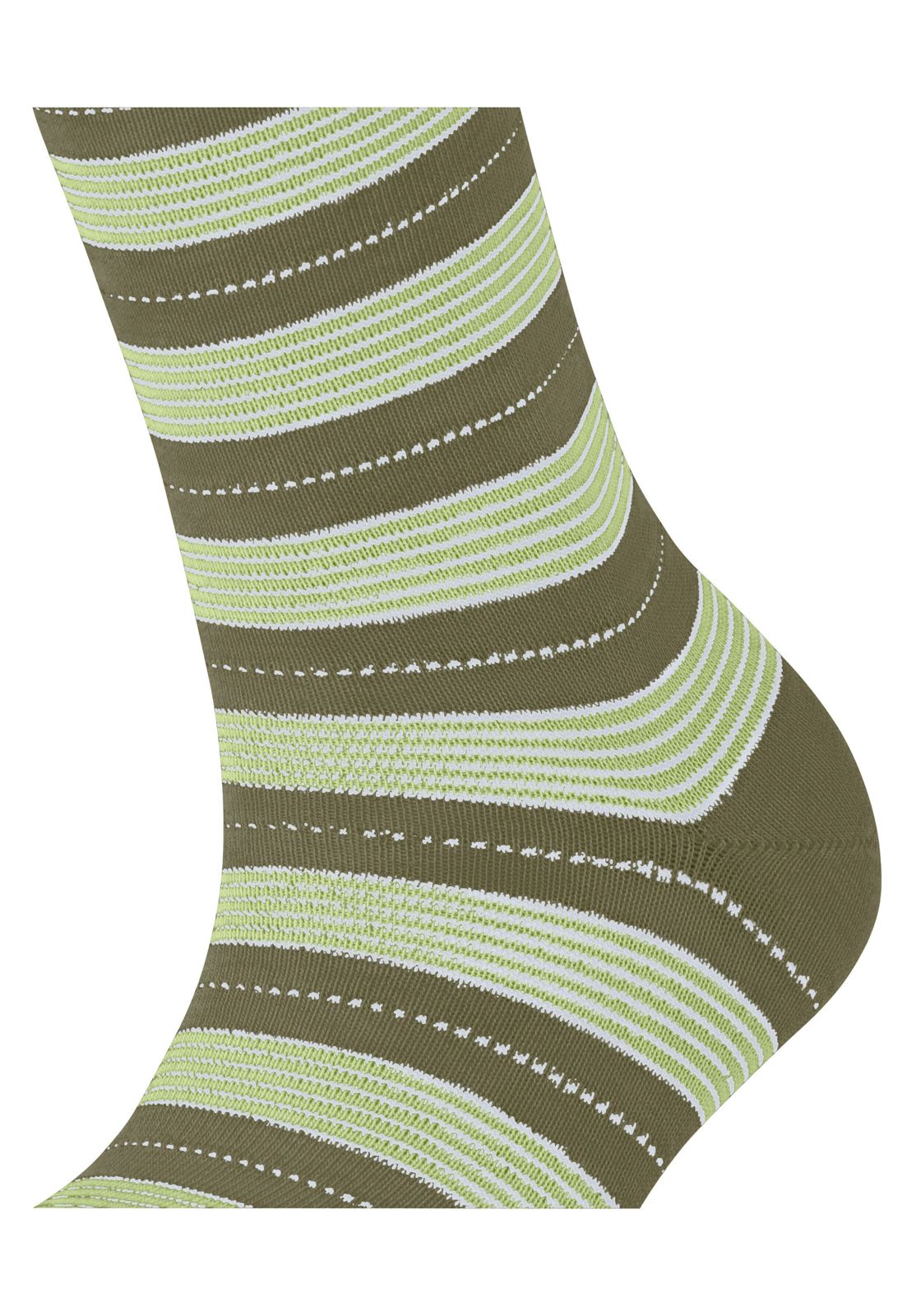 FALKE Stripe Uniform damessokken, olijfgroen (crocodile) FALKE Stripe Uniform damessokken, olijfgroen (crocodile)