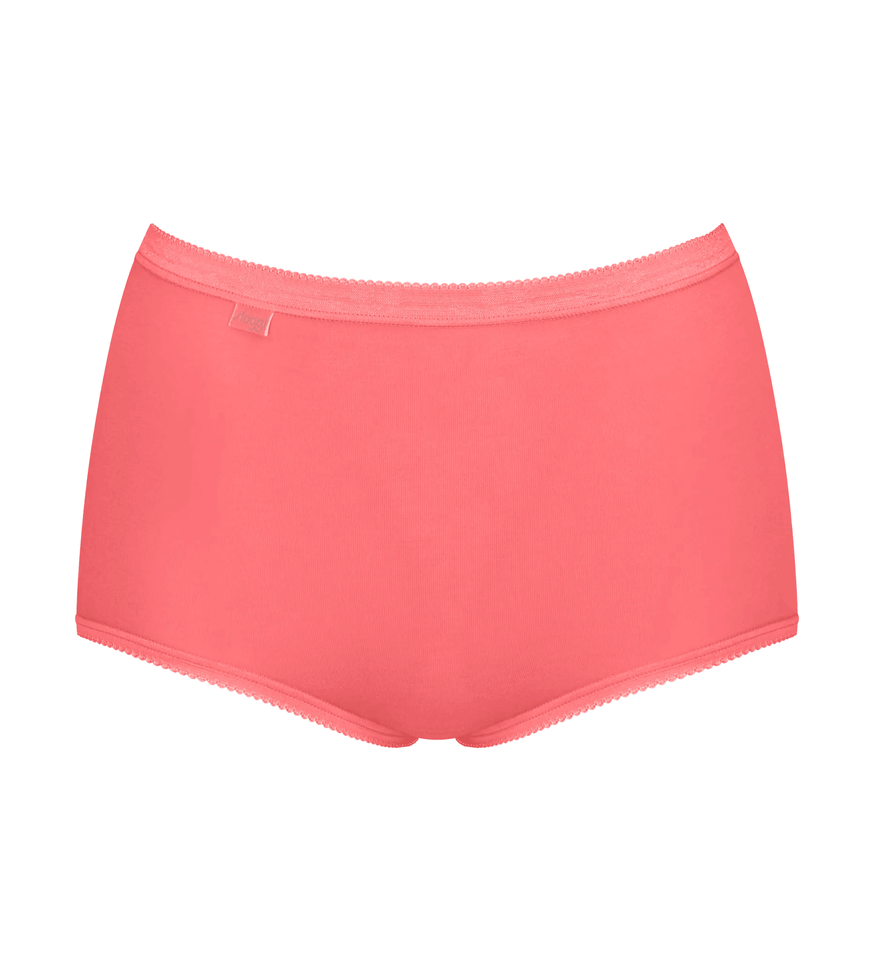 Sloggi Women Basic+ Maxi (4-pack), dames slip, offwhite met 3 tinten roze