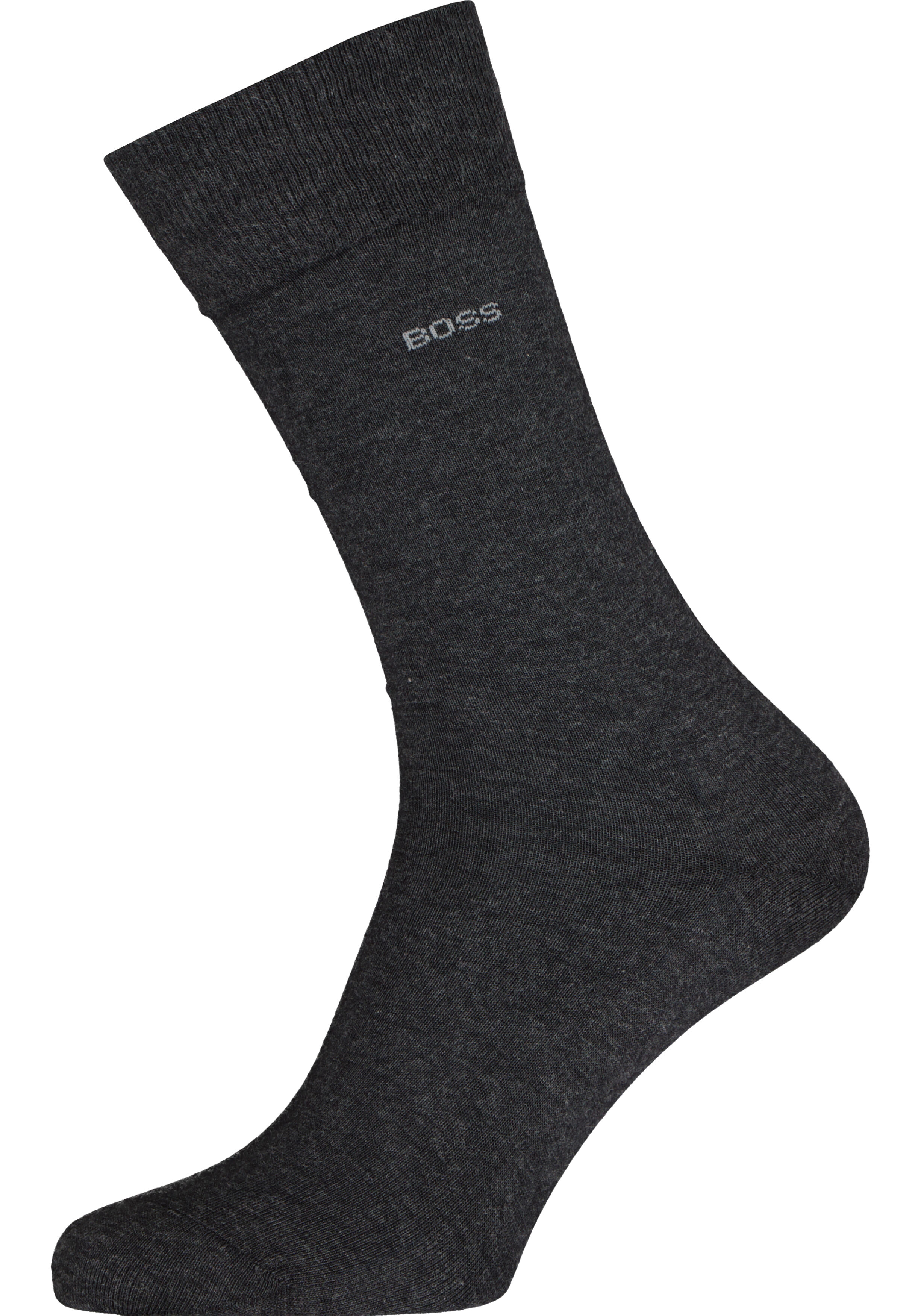 BOSS Marc uni (1-pack), herensokken katoen, antraciet grijs