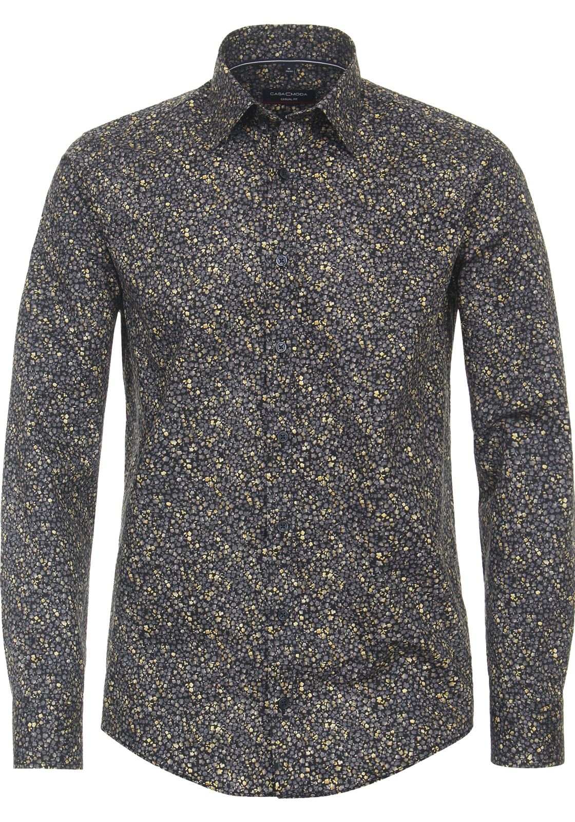 1-4064813710910-casa_moda-overhemd_HR CASA MODA Sport casual fit overhemd, popeline, groen dessin