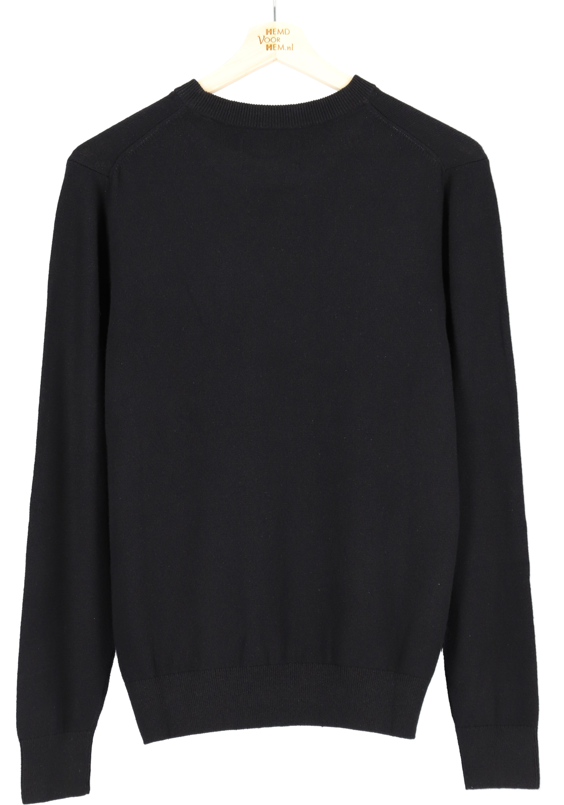 7-7325868307027-Marc_OPolo-MP_TR_zwart_329514460504990_hanger_HR Marc O'Polo regular fit pullover, heren trui wol- met katoenmengsel met O-hals, zwart (middeldik)