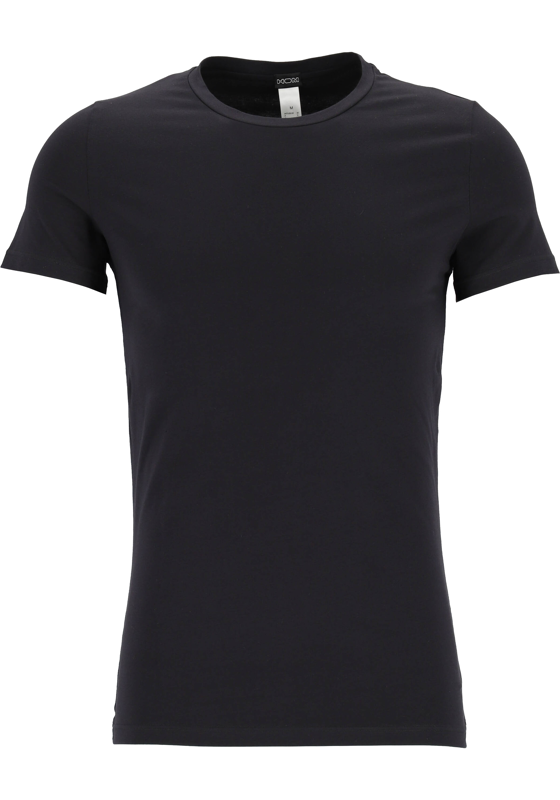 HOM Supreme Cotton tee-shirt (1-pack), heren T-shirt O-hals, zwart HOM Supreme Cotton tee-shirt (1-pack), heren T-shirt O-hals, zwart