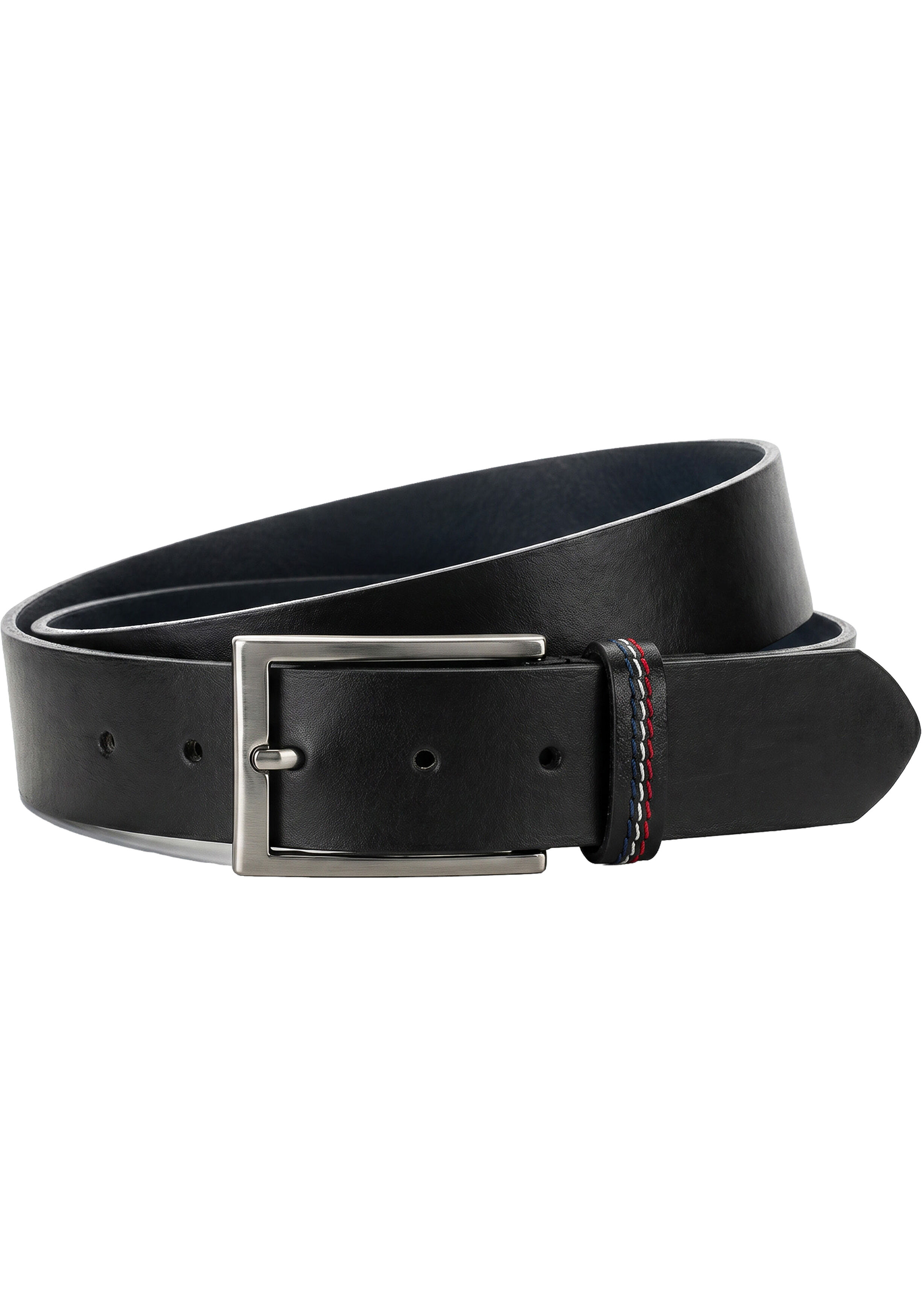 HECHTER leren heren riem, zwart