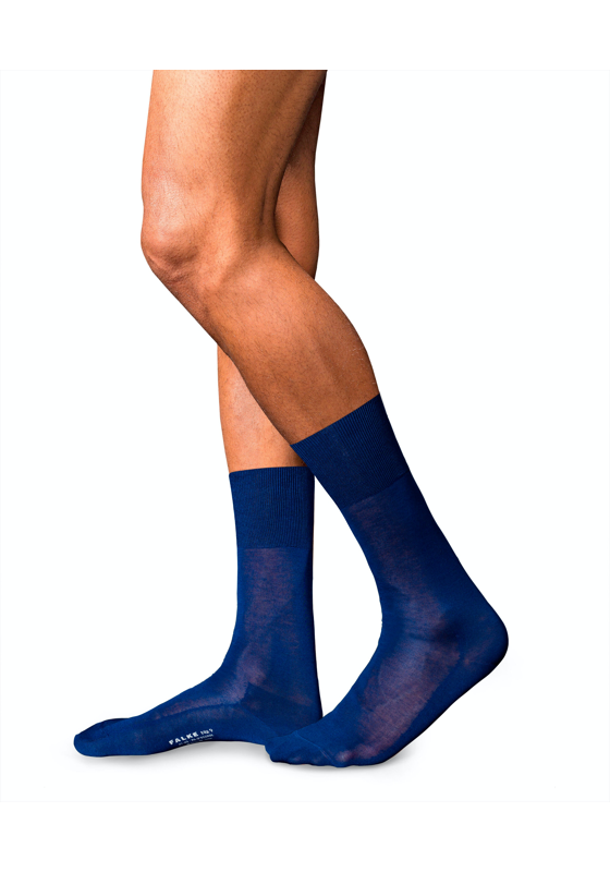 FALKE No. 9 Pure Fil d Ecosse herensokken, blauw (royal blue) FALKE No. 9 Pure Fil d Ecosse herensokken, blauw (royal blue)