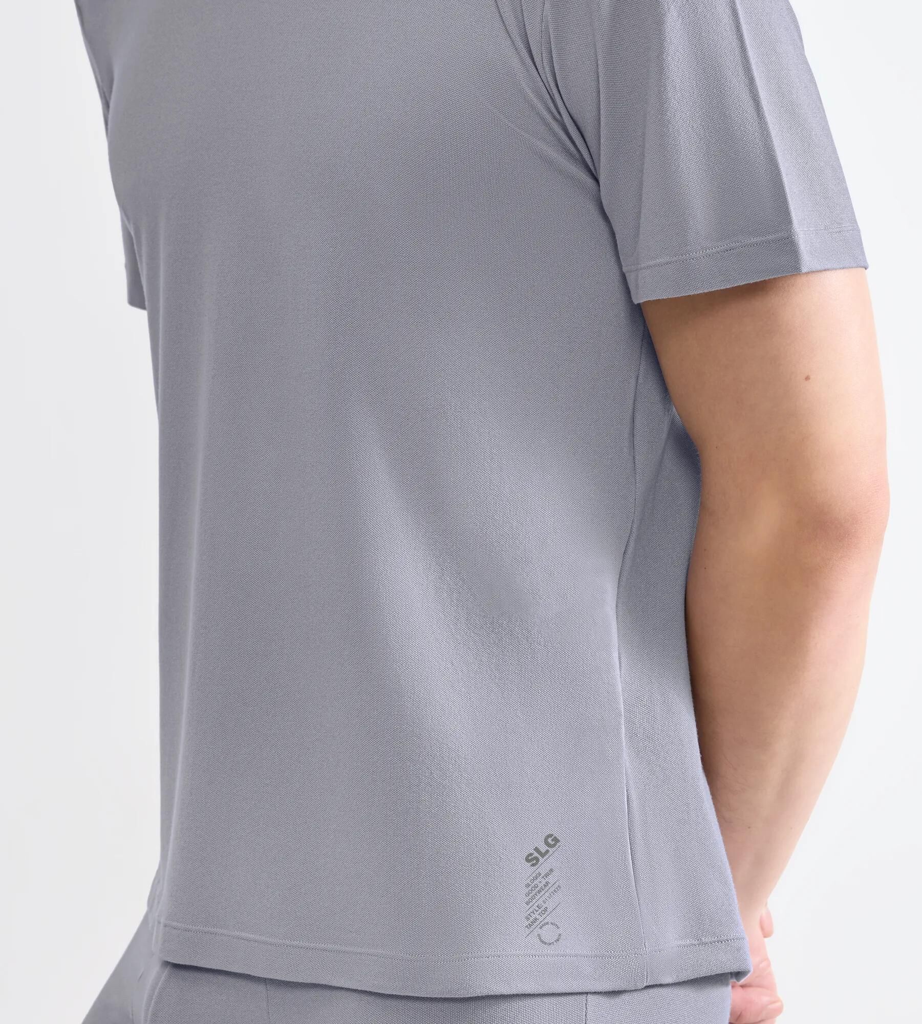 Sloggi Men SLG Base Soft T-Shirts, heren T-shirts met een ronde hals (1-pack), grijsblauw