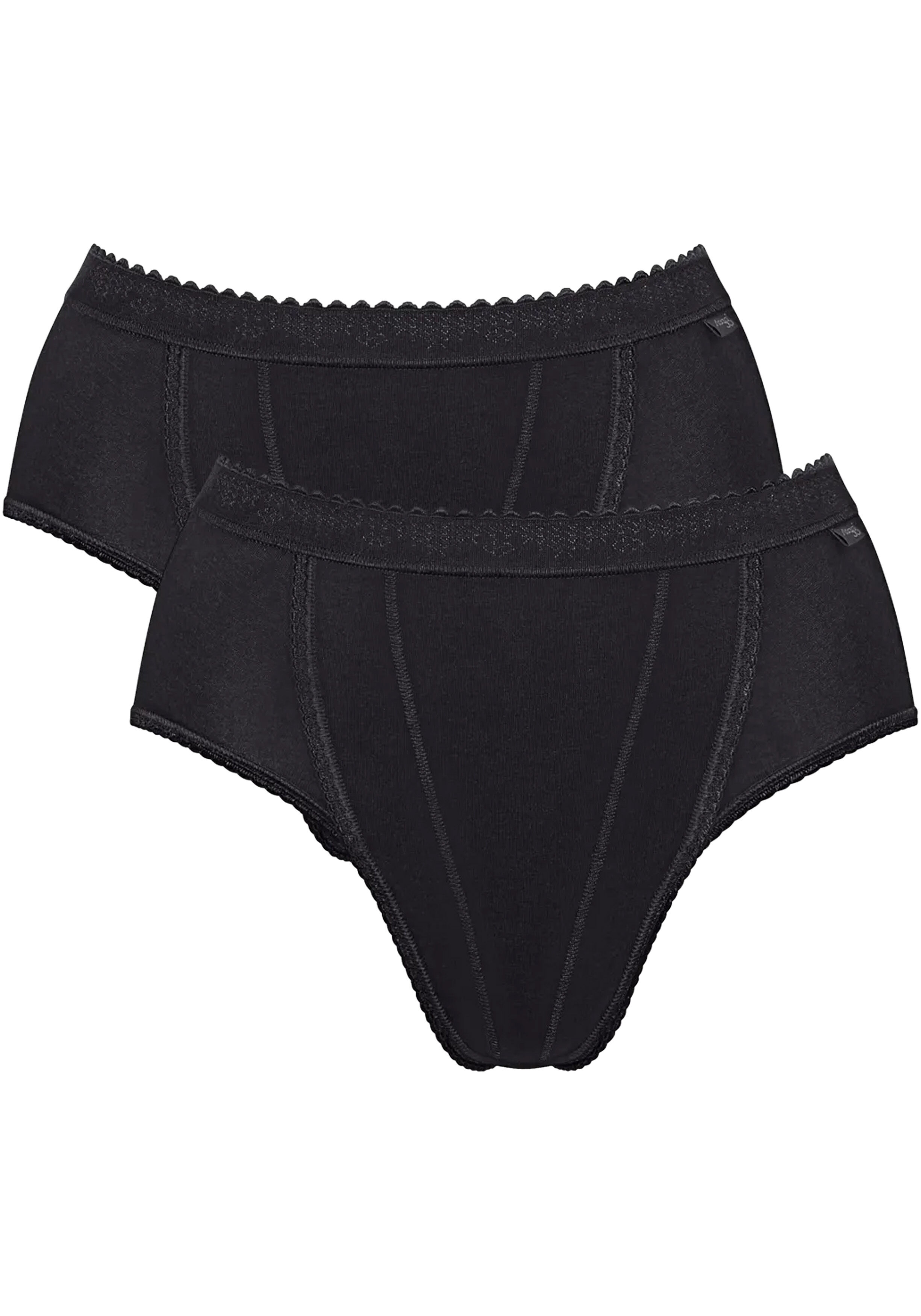 Sloggi Women Control Tai (2-pack), dames slip, zwart