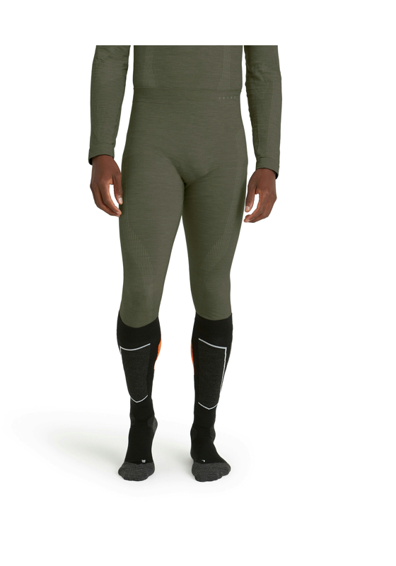 FALKE heren tights Wool-Tech, thermobroek, olijfgroen (olive) FALKE heren tights Wool-Tech, thermobroek, olijfgroen (olive)