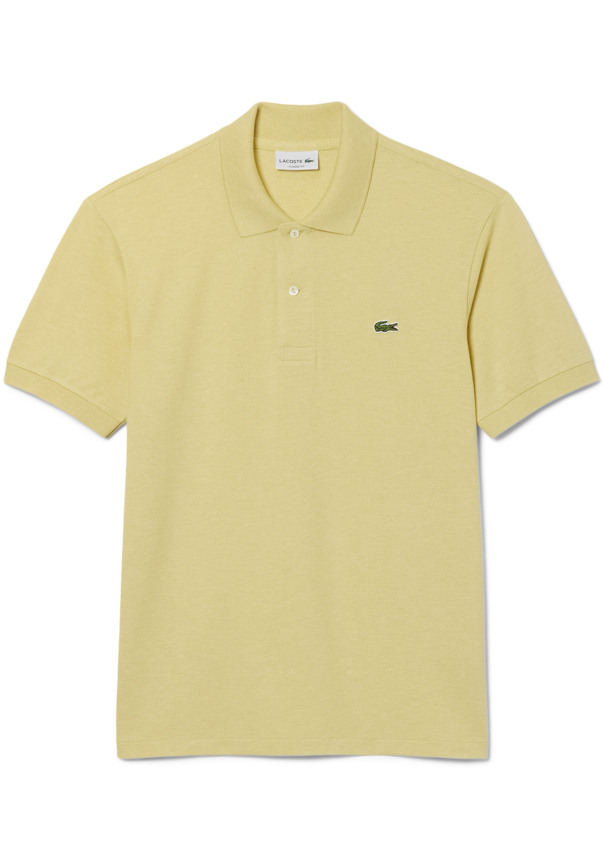 Lacoste Classic Fit polo, geel melange