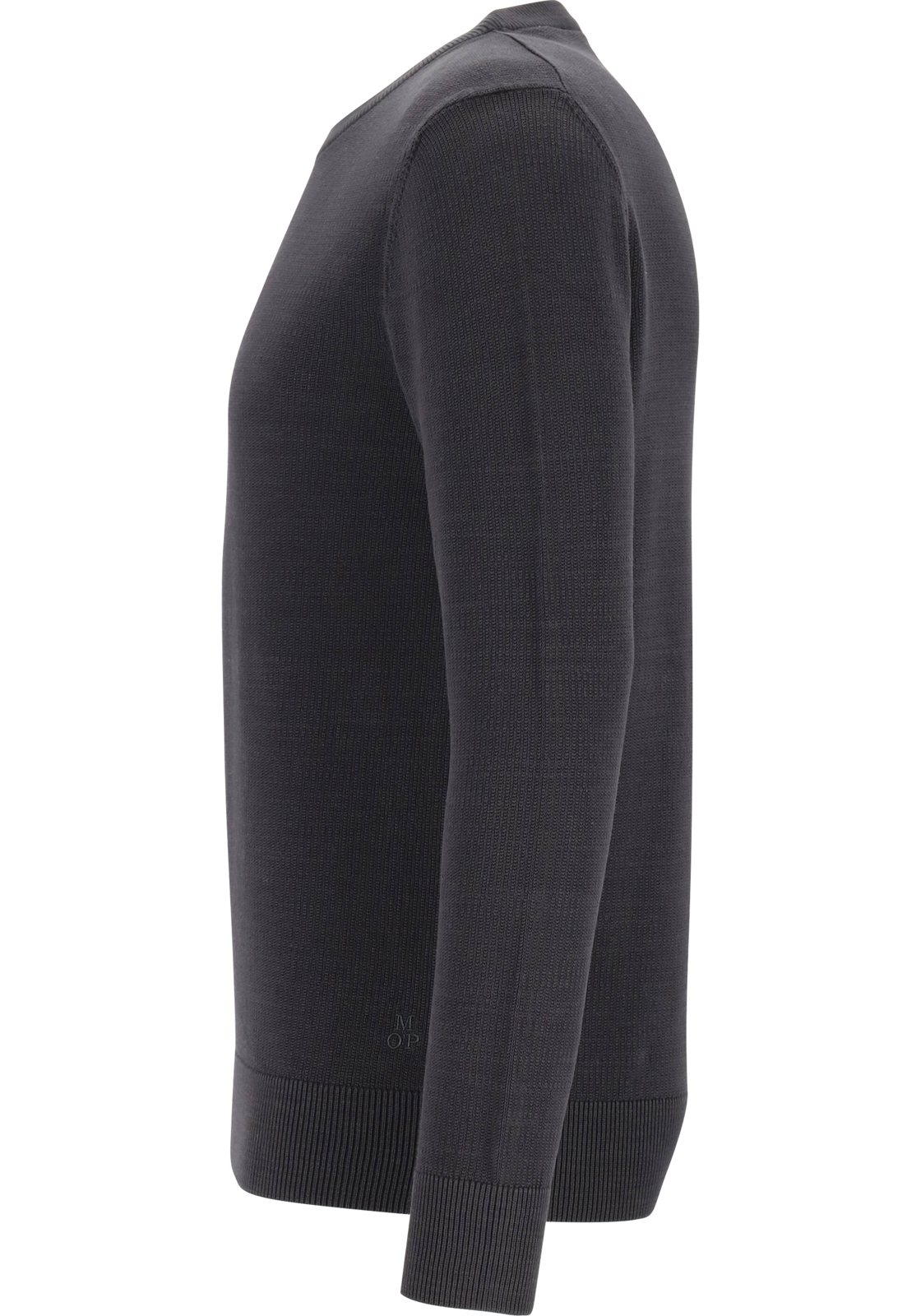 2-7325868277764-Marc_OPolo-MP_TR_zwart_328502360124990_360_HR Marc O'Polo regular fit pullover, heren trui katoen met O-hals, zwart (middeldik)