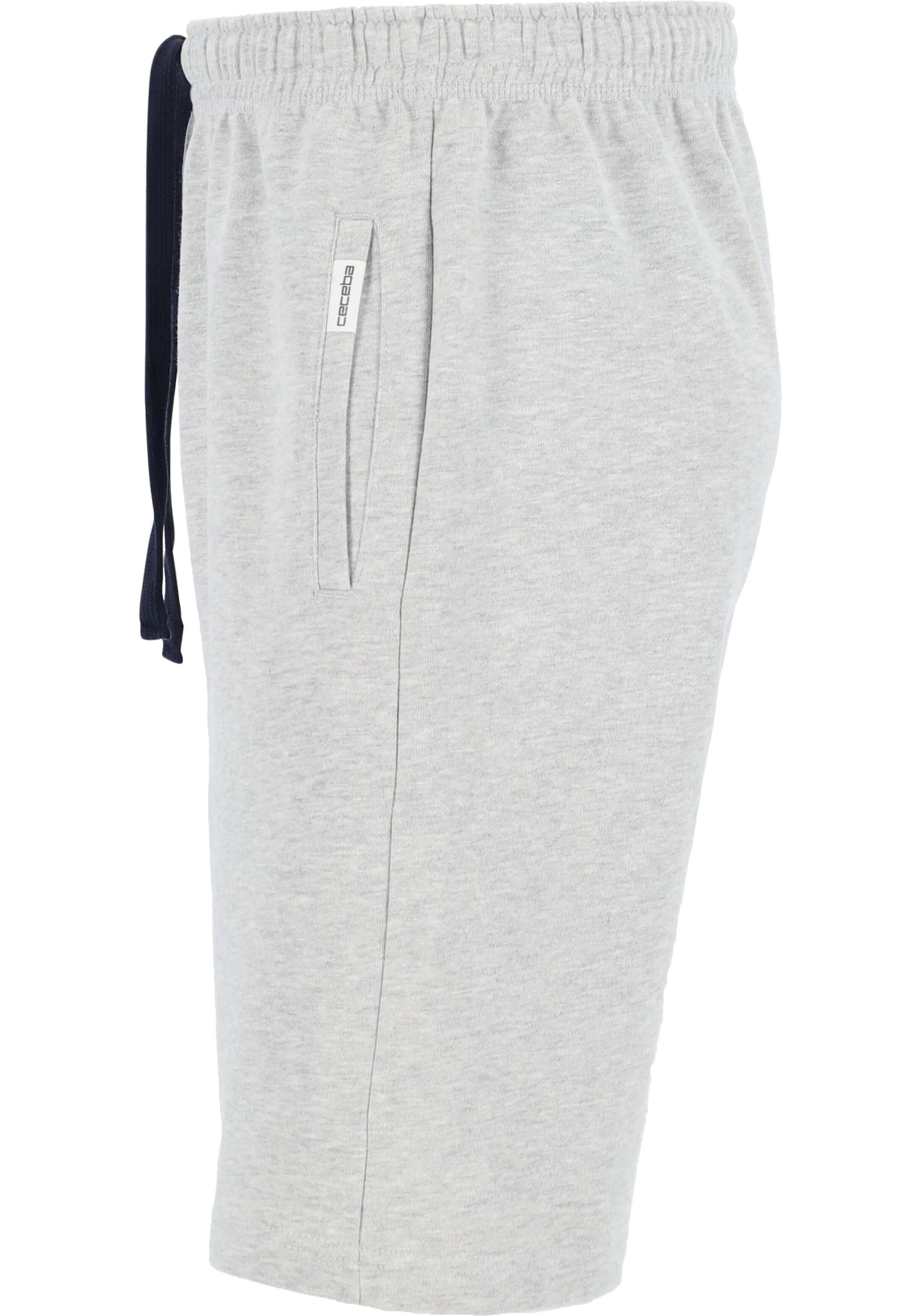 Ceceba heren joggingbroek kort (dik), grijs