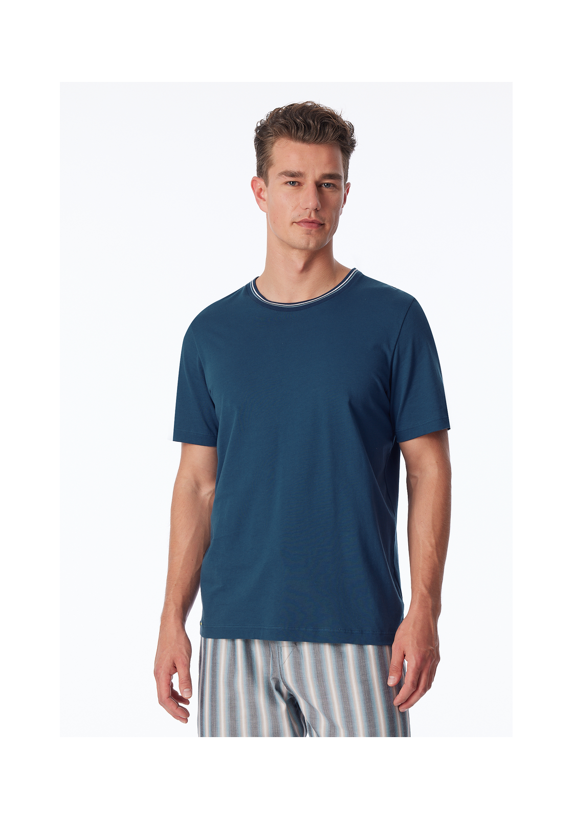 image_3_181184-801_3_1280x1280 SCHIESSER Mix+Relax T-shirt, heren shirt korte mouw organic cotton strepen admiral