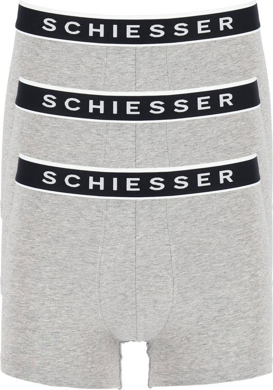 SCHIESSER 95/5 shorts (3-pack), grijs SCHIESSER 95/5 shorts (3-pack), grijs