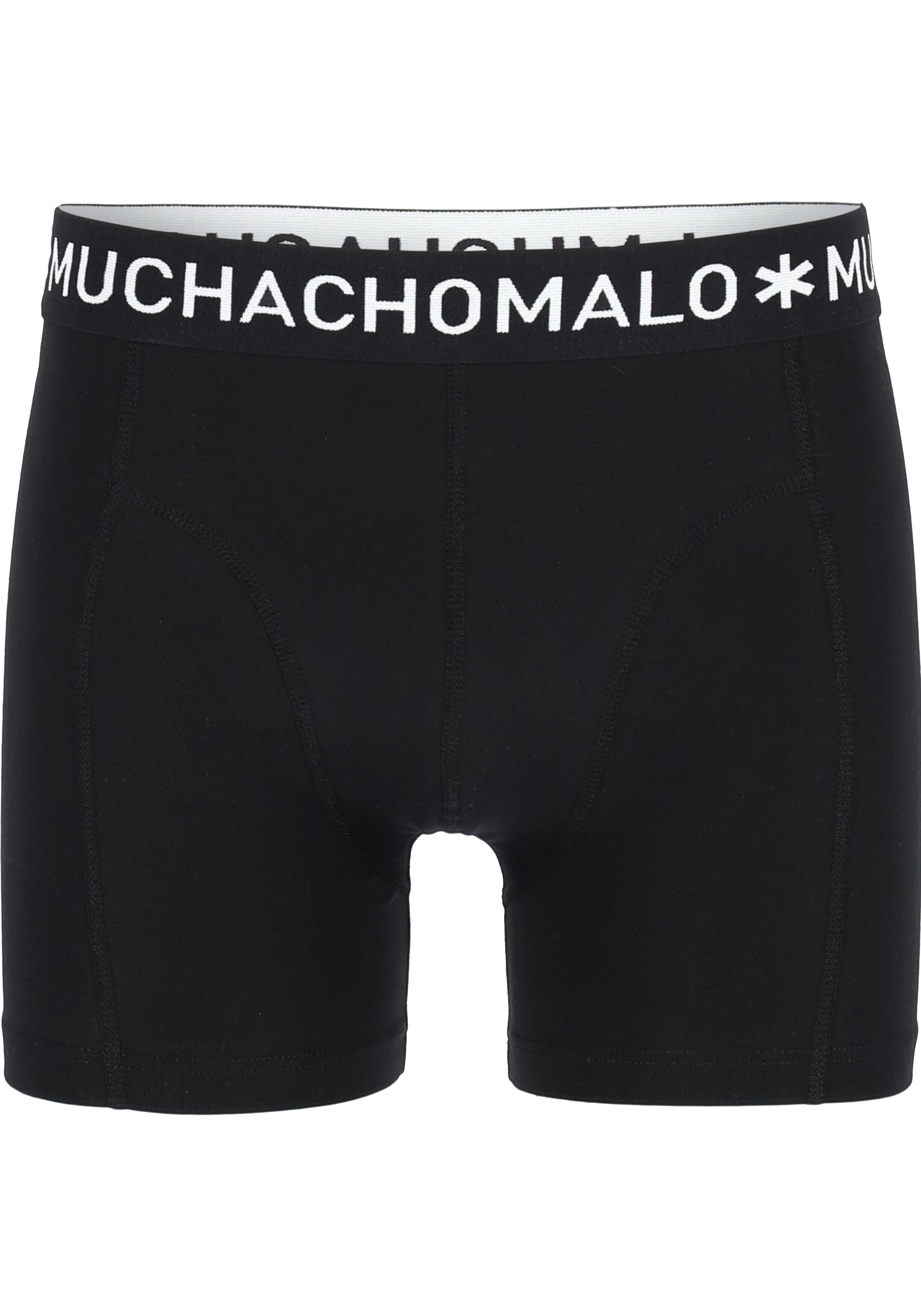 Muchachomalo boxershorts (2-pack), heren boxers normale lengte, zwart