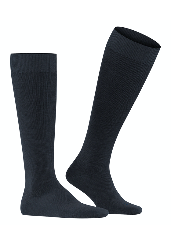 FALKE Energizing Wool heren kniekousen, blauw (dark navy) FALKE Energizing Wool heren kniekousen, blauw (dark navy)
