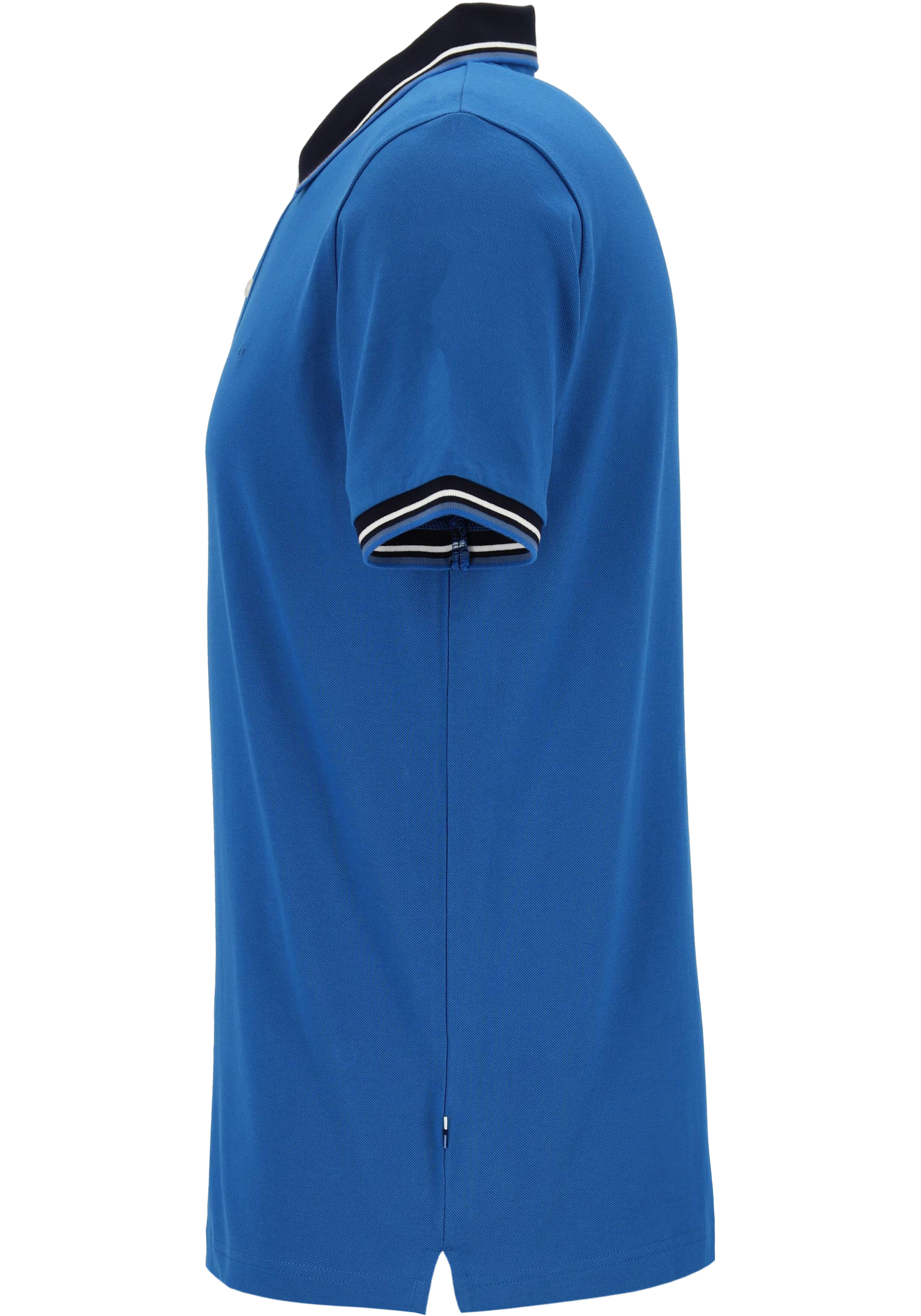 OLYMP Polo Casual, modern fit polo, blauw