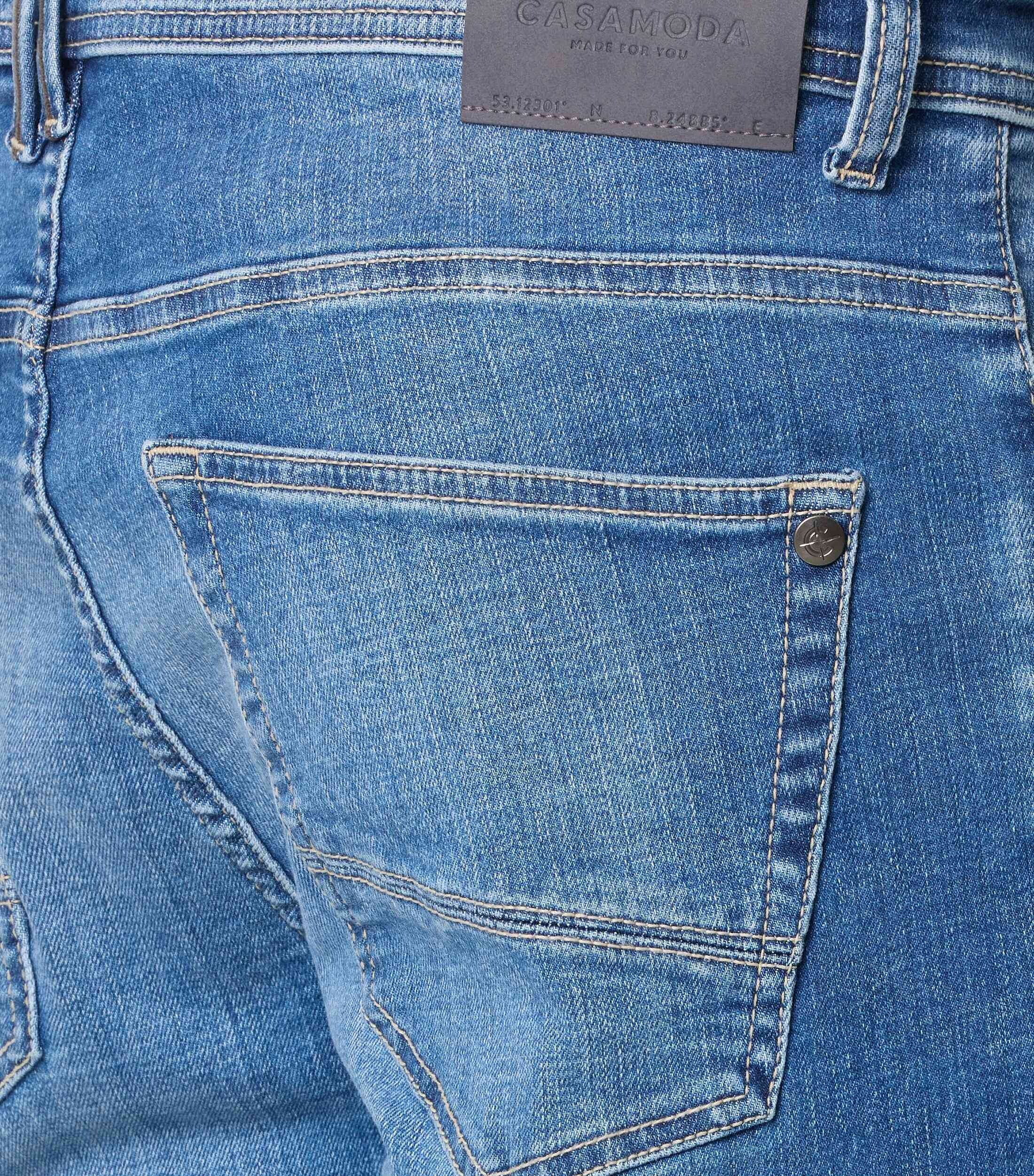 CASA MODA jeans STEVE, heren 5-pocket spijkerbroek, blauw