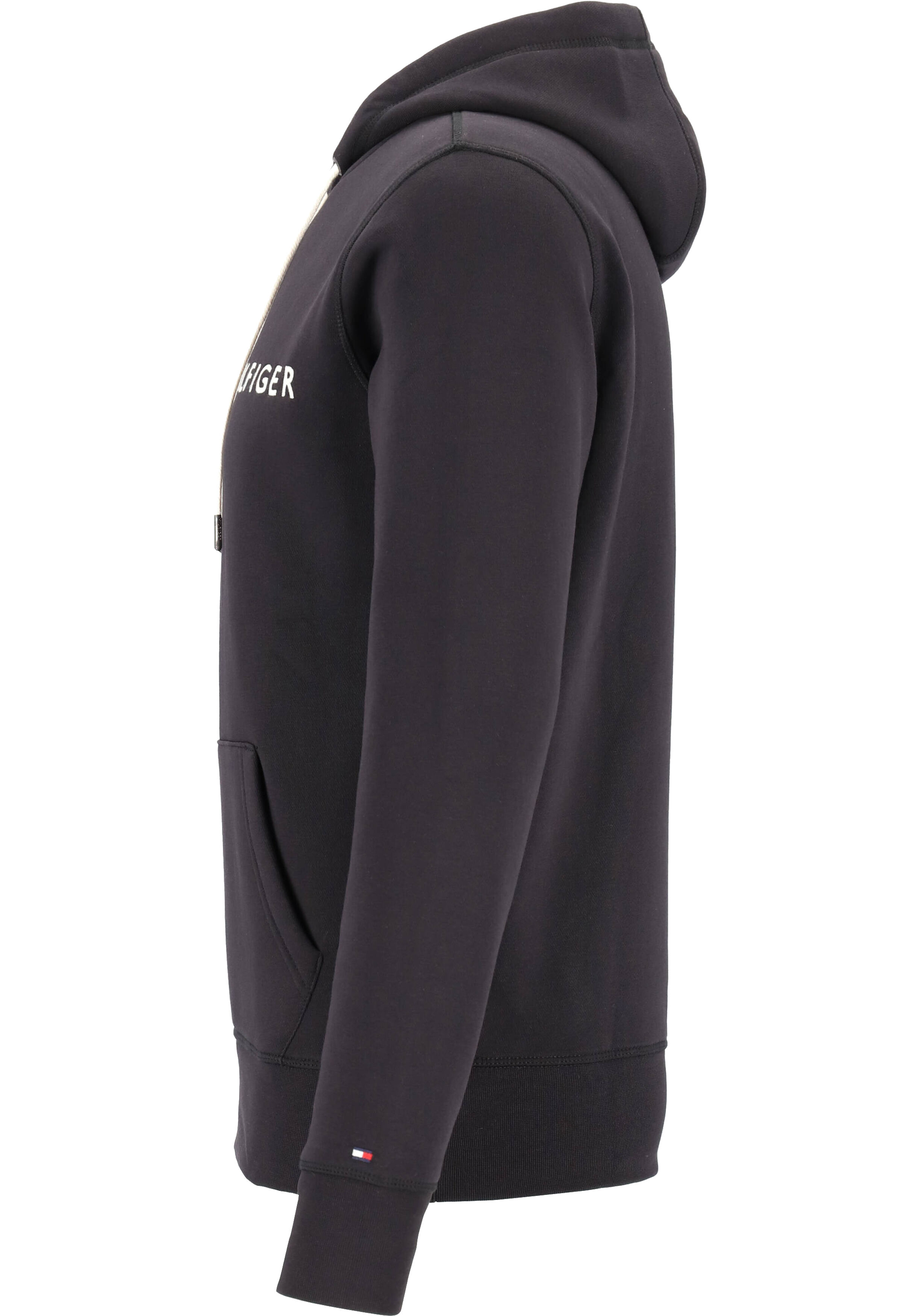 Tommy Hilfiger Core Tommy logo hoody, regular fit heren sweathoodie, zwart