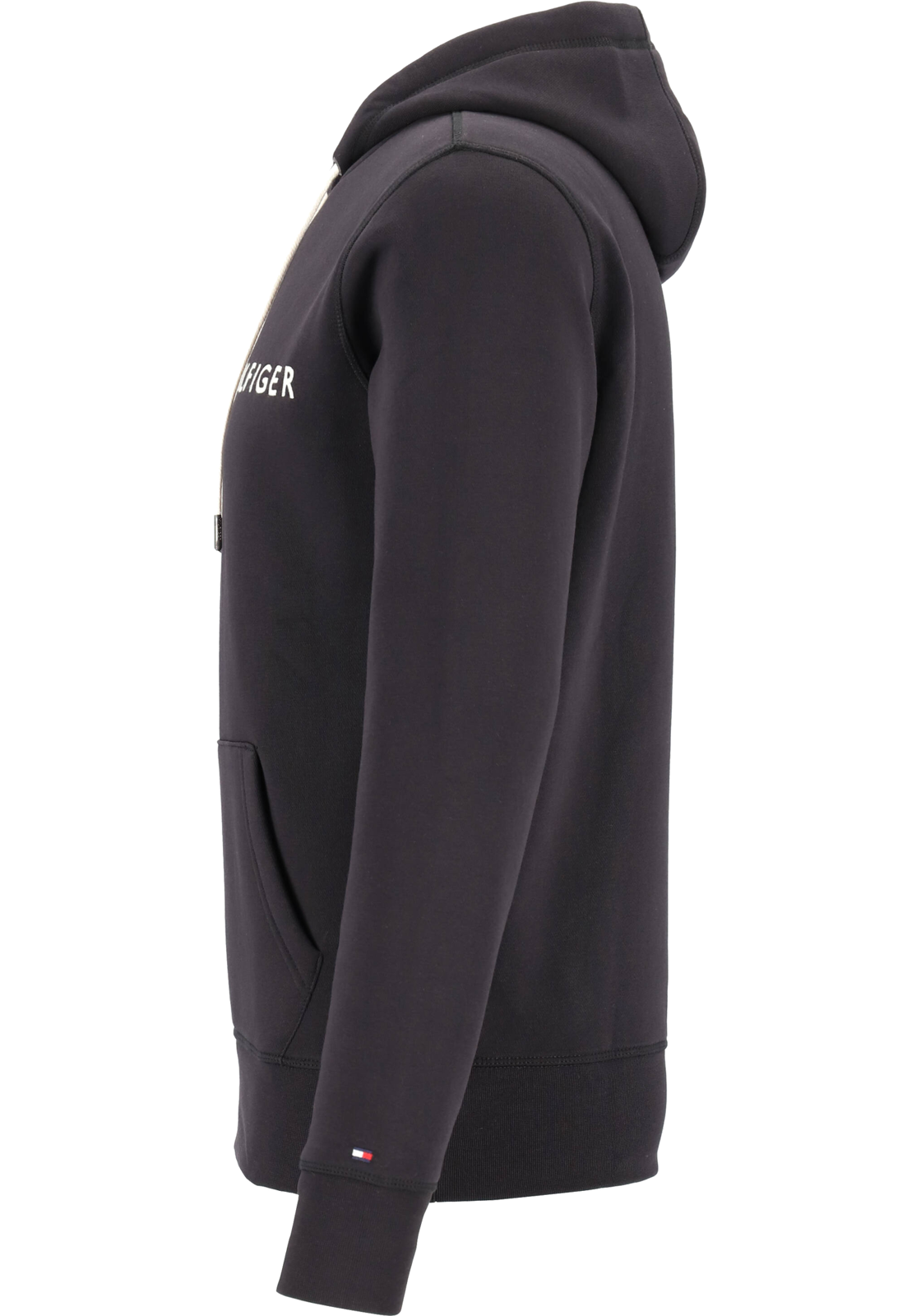2-8719858646224-tommy_hilfiger-TH_H_MW0MW10752BAS_black__4fotos_HR Tommy Hilfiger Core Tommy logo hoody, regular fit heren sweathoodie, zwart