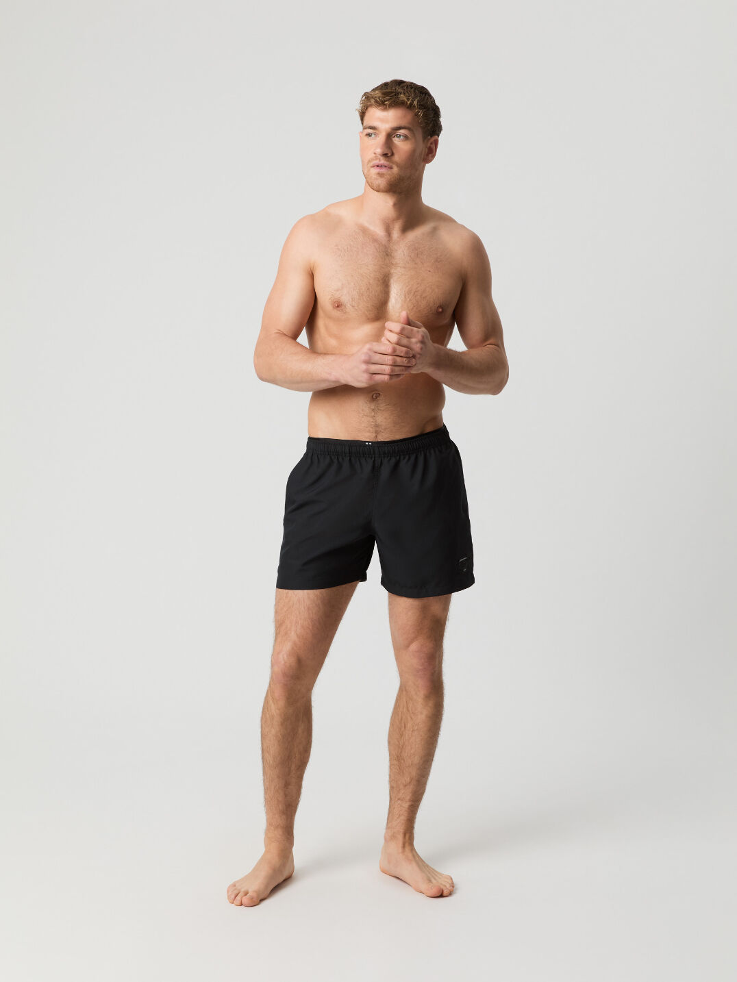 Bjorn Borg Elastic Swim Shorts, heren zwembroek, zwart