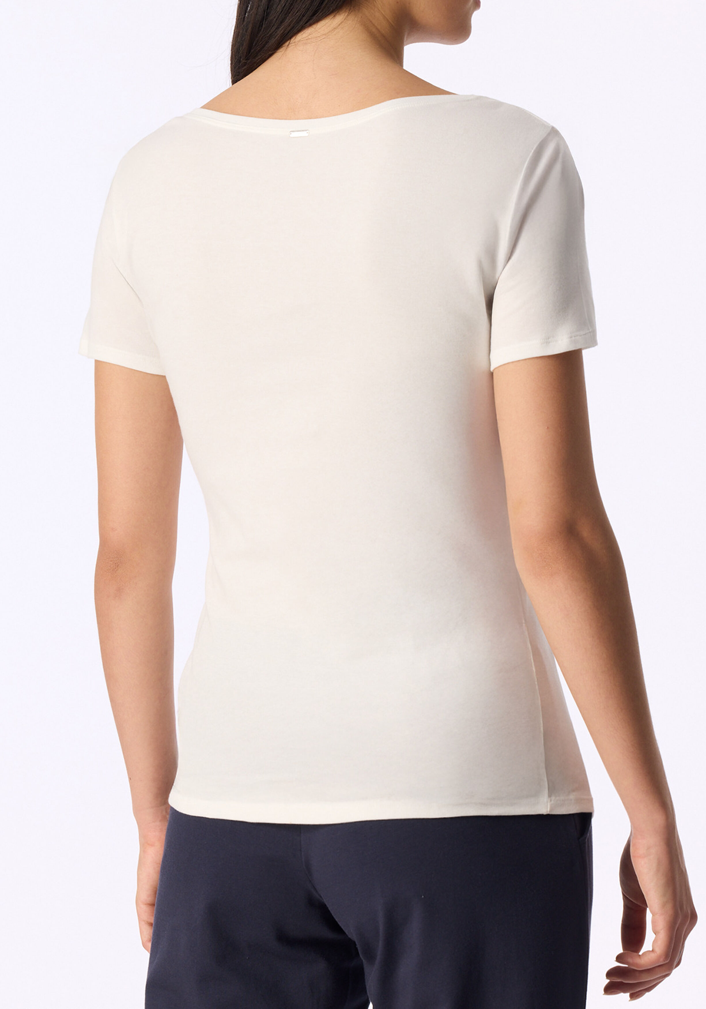 SCHIESSER Naturschonheit T-shirt (1-pack), dames shirt korte mouwen champagne