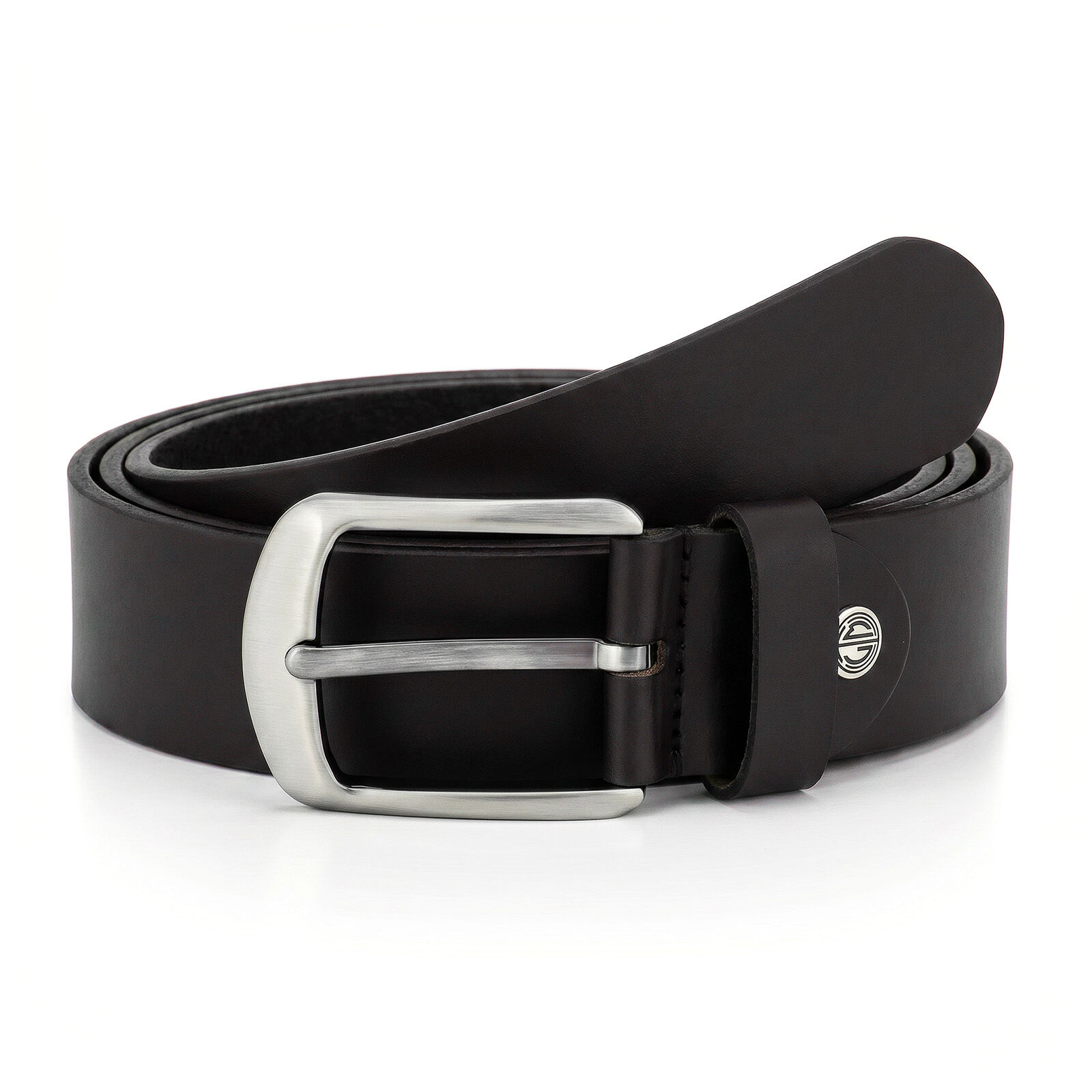 LINDENMANN leren heren riem, bruin