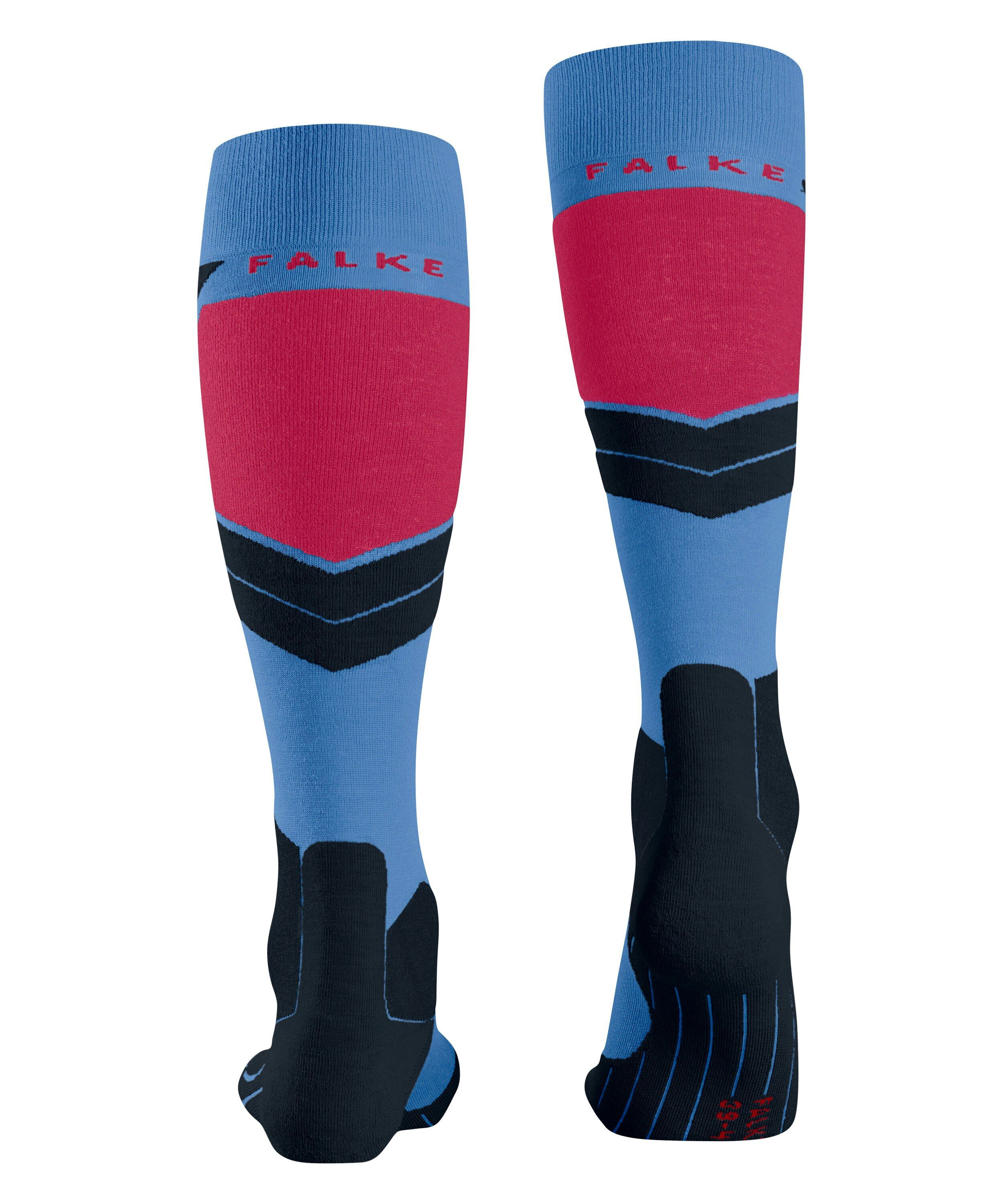 FALKE SK4 Advanced dames skiing kniekousen, blauw (morning sky)