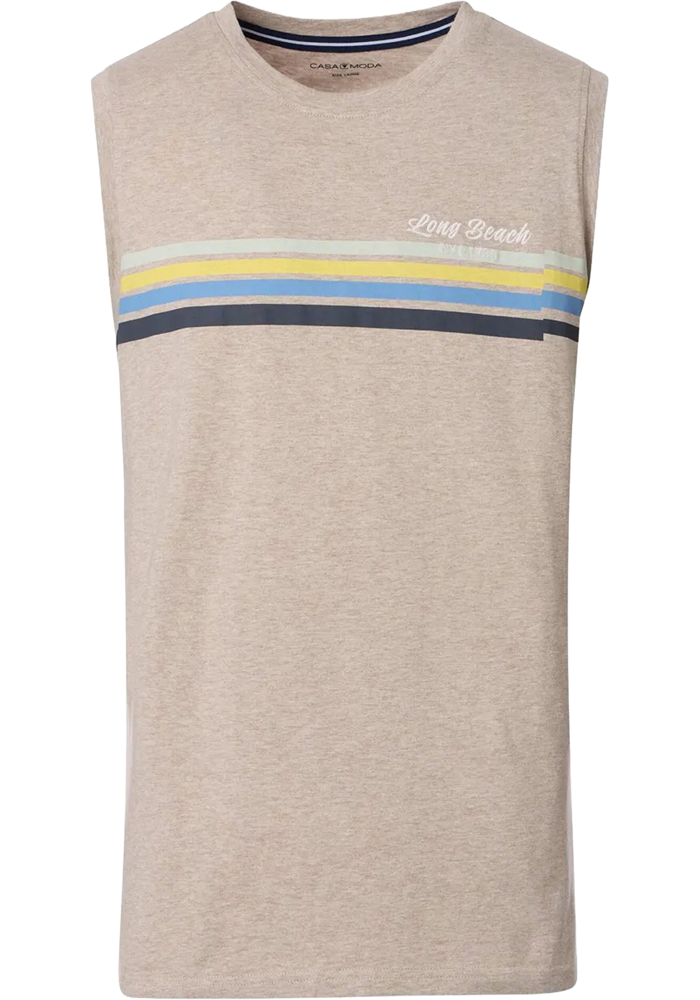 CASA MODA comfort fit heren T-shirt, beige