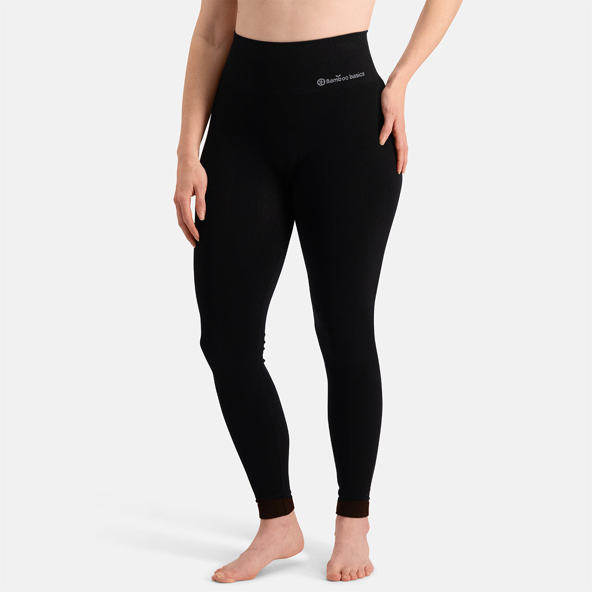 Bamboo Basics Claire legging, dames legging naadloos, zwart
