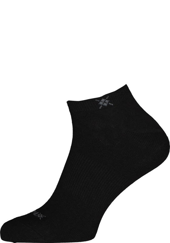 Burlington Everyday heren enkelsokken (2-pack), katoen, zwart Burlington Everyday heren enkelsokken (2-pack), katoen, zwart