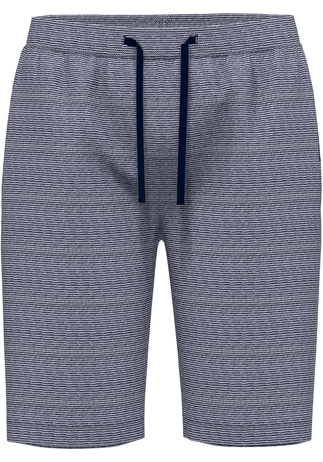 Gotzburg heren pyjama- of loungebroek, middenblauw melange Gotzburg heren pyjama- of loungebroek, middenblauw melange
