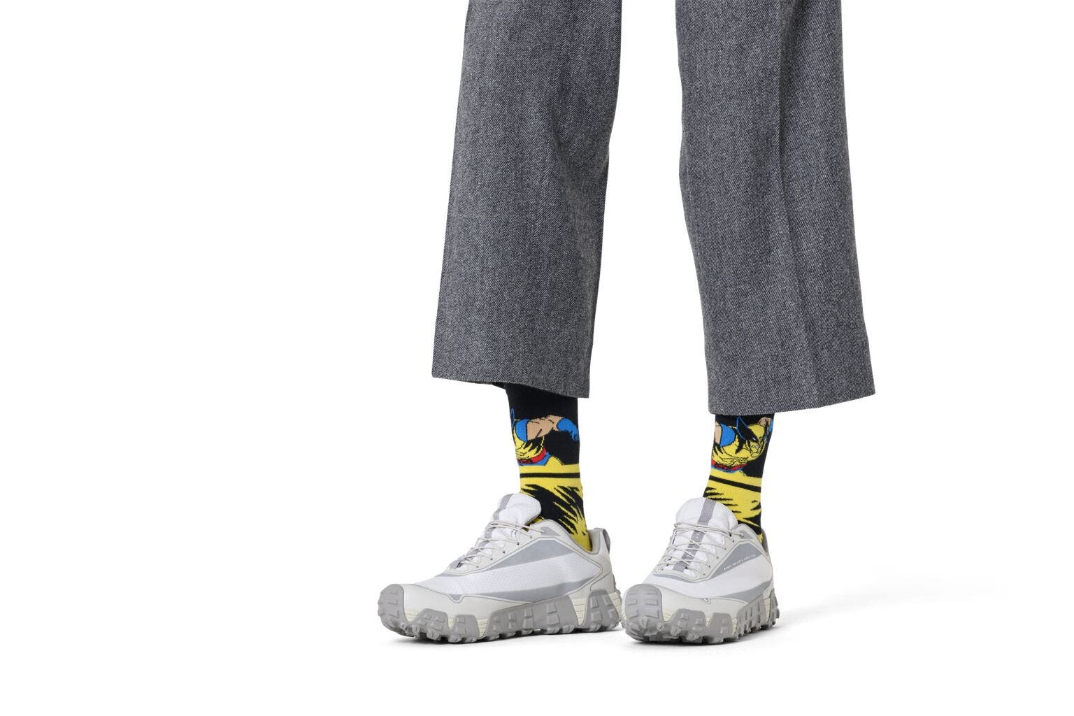 Happy Socks MARVEL X-Men Wolverine Sock, unisex sokken, zwart
