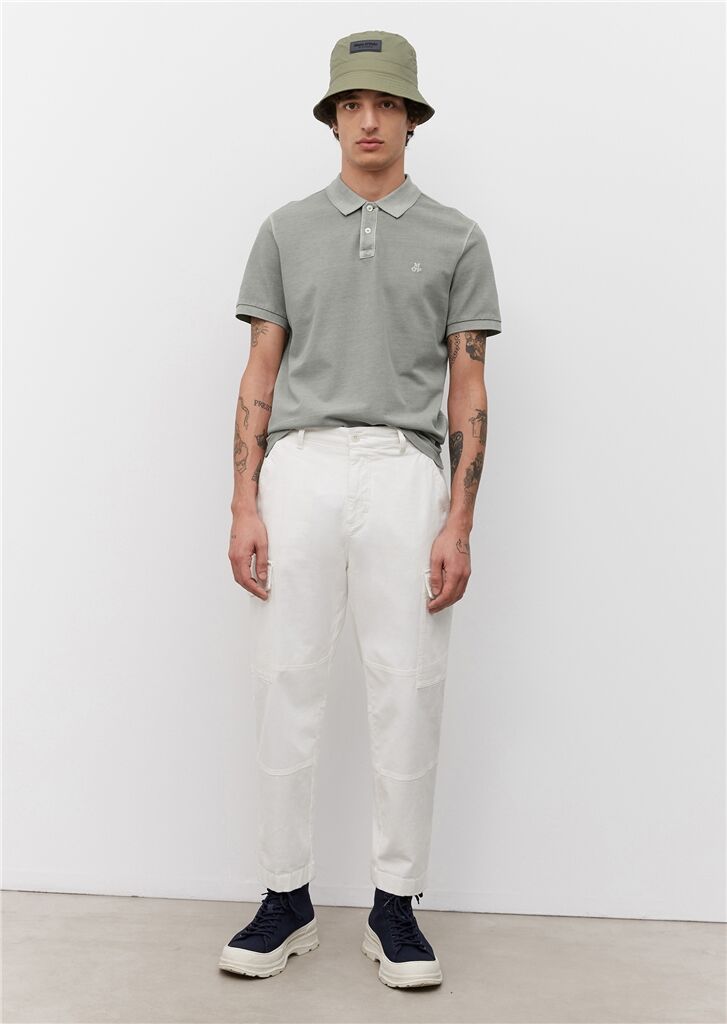 Marc O'Polo regular fit polo, heren poloshirt, grijs