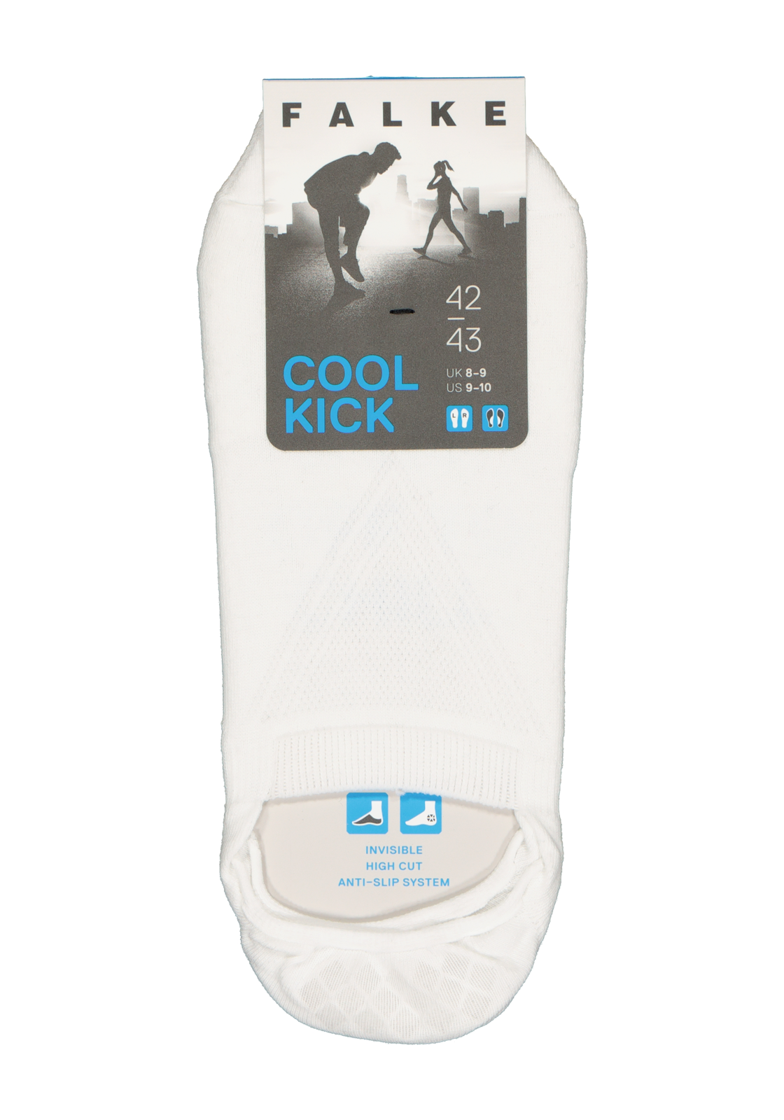 3-4004758969318_falke_sokken_HR FALKE Cool Kick invisible unisex sokken, wit (white)
