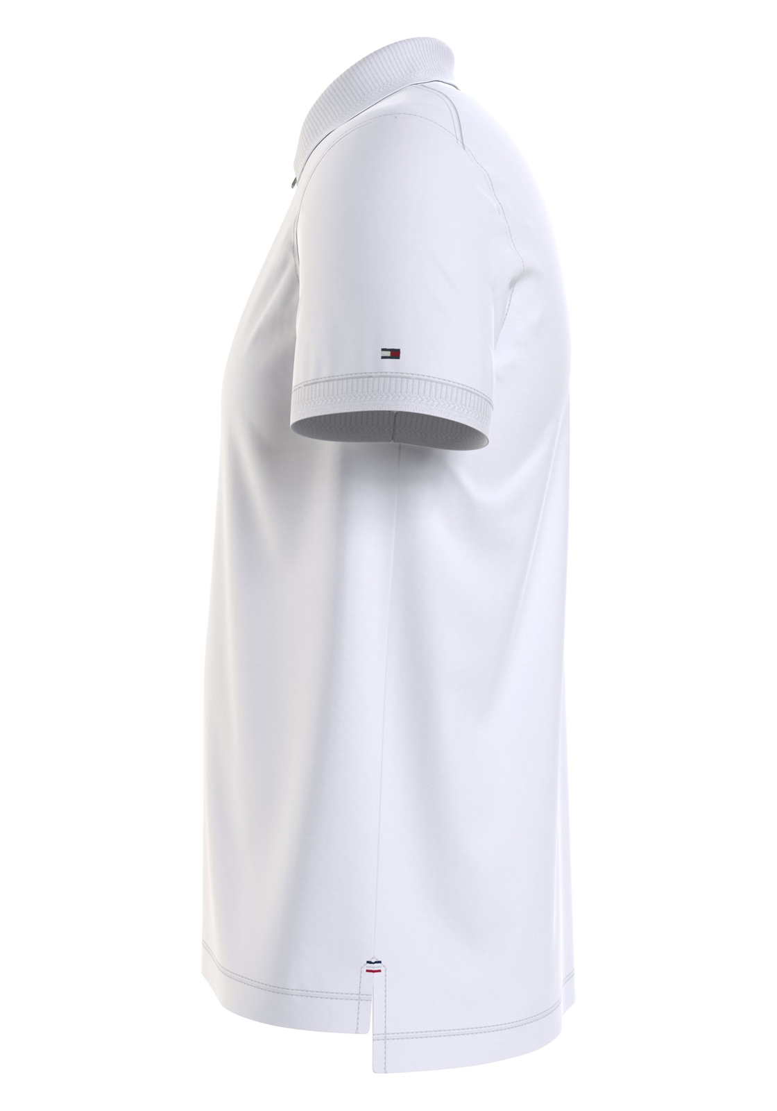 image_5_MW0MW34746YBR_D2_C4101wid2000amphei2000ampop_usm1710 Tommy Hilfiger Dc Interlock Zip Slim Polo, heren poloshirt, wit