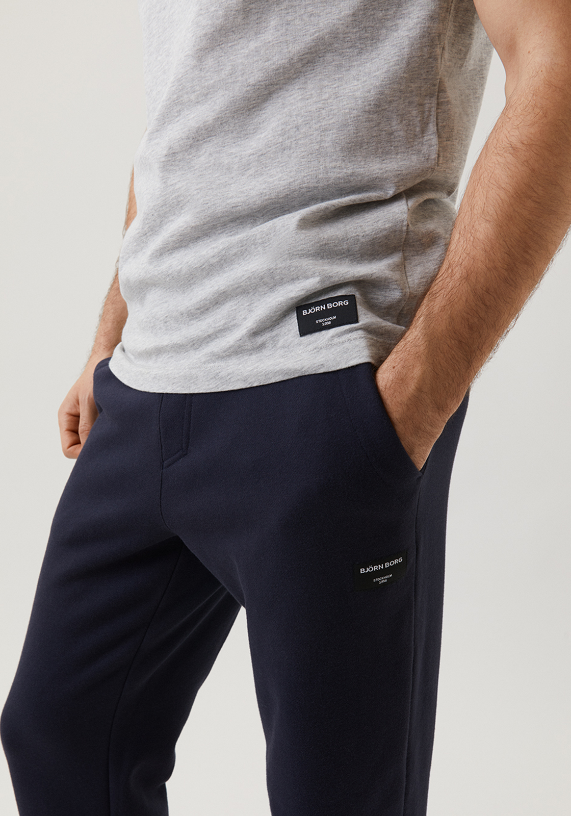 Bjorn Borg Centre T-shirt, grijs Bjorn Borg Centre T-shirt, grijs