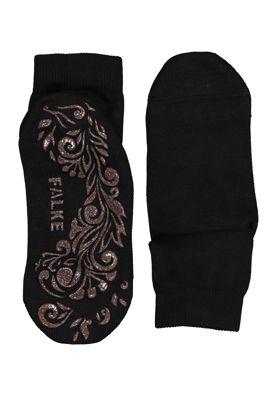 2-4043874422802_falke_sokken_1p_HR FALKE Light Cuddle Pads dames huissokken, dun, zwart (black)