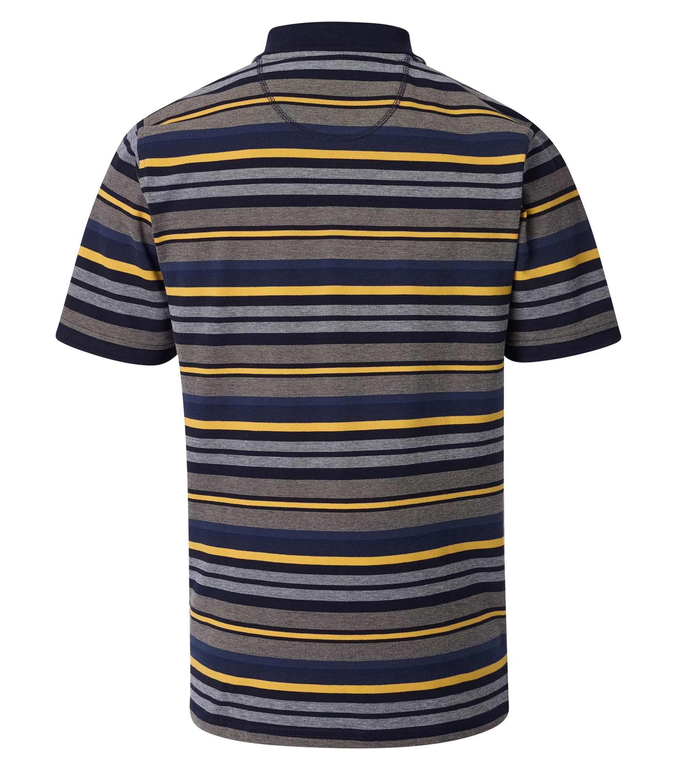 CASA MODA comfort fit heren polo, beige dessin