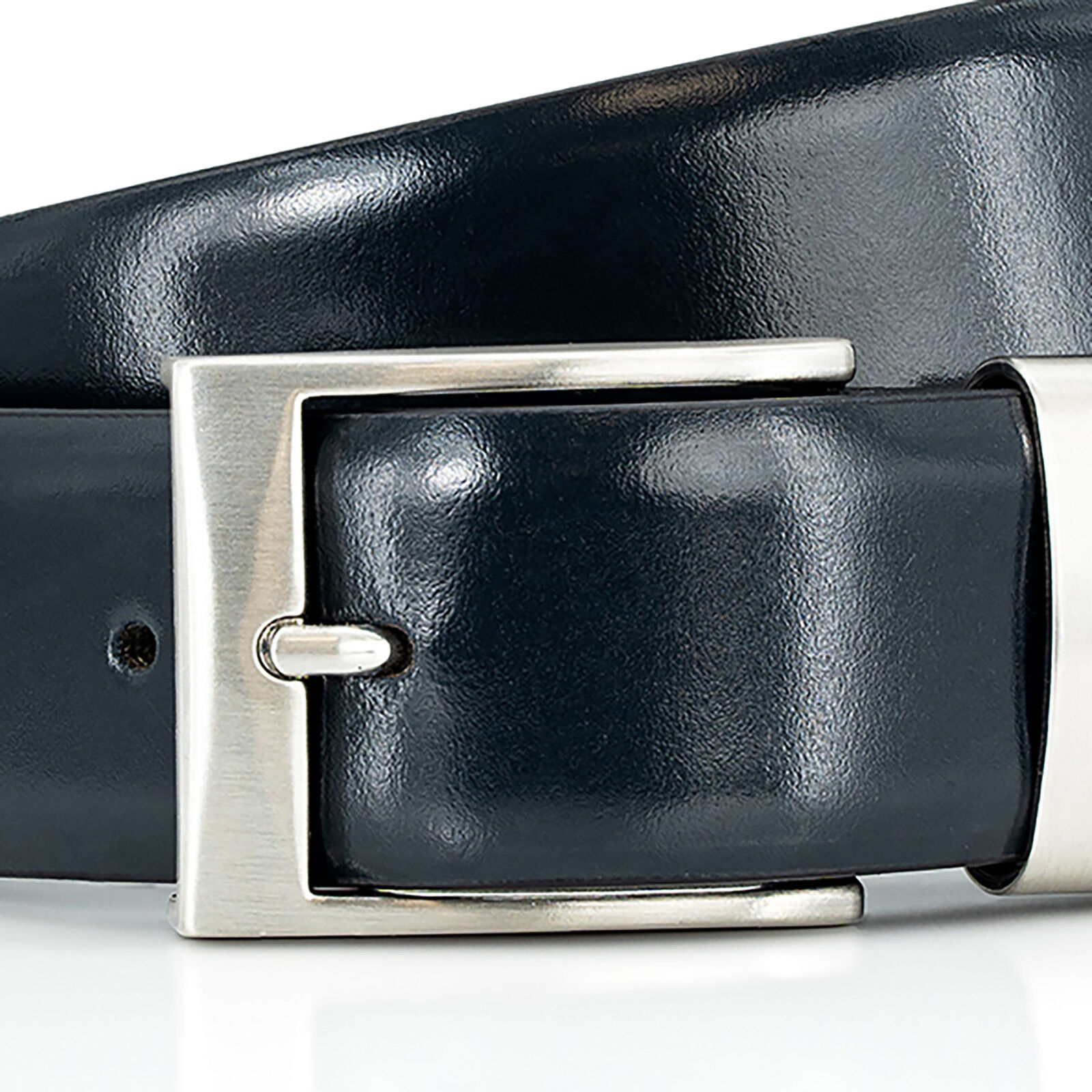 PIERRE CARDIN leren heren riem, marine