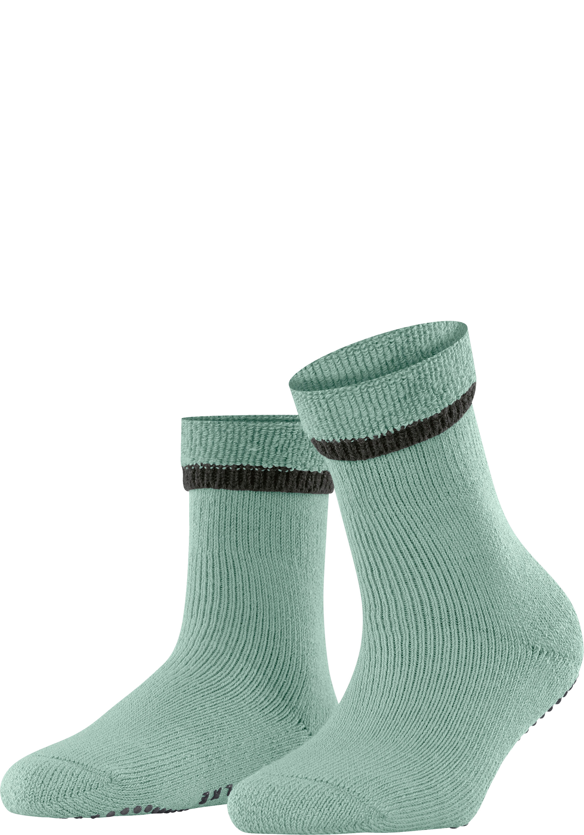 FALKE Cuddle Pads dames huissokken, groen (peppermint)