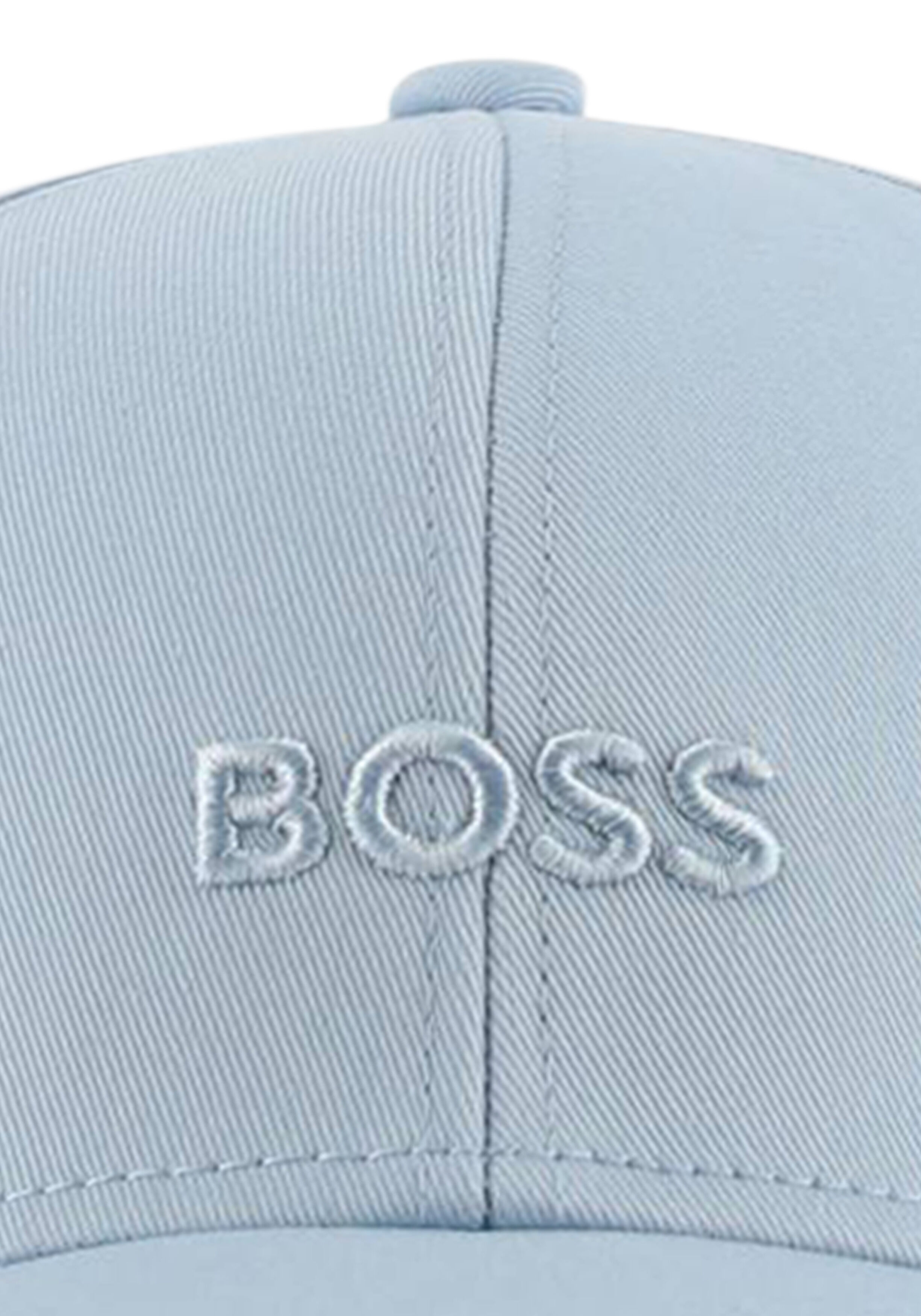 BOSS logo pet, lichtblauw