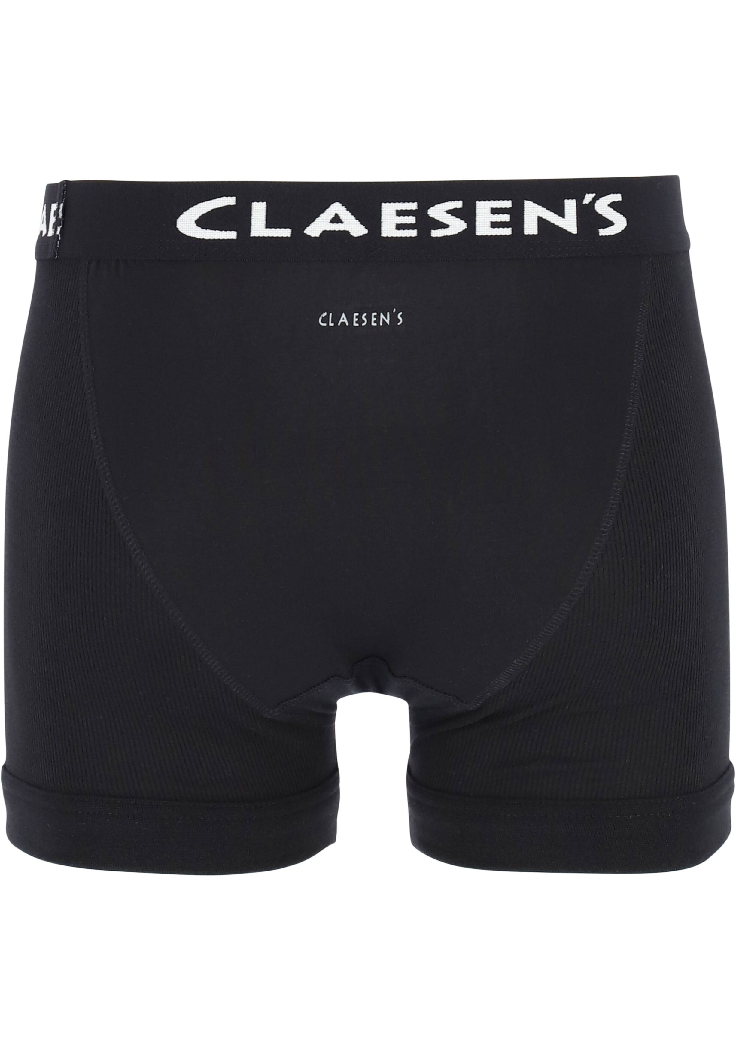 Claesen's Basics boxers (2-pack), retro rib heren boxers met gulp, zwart  